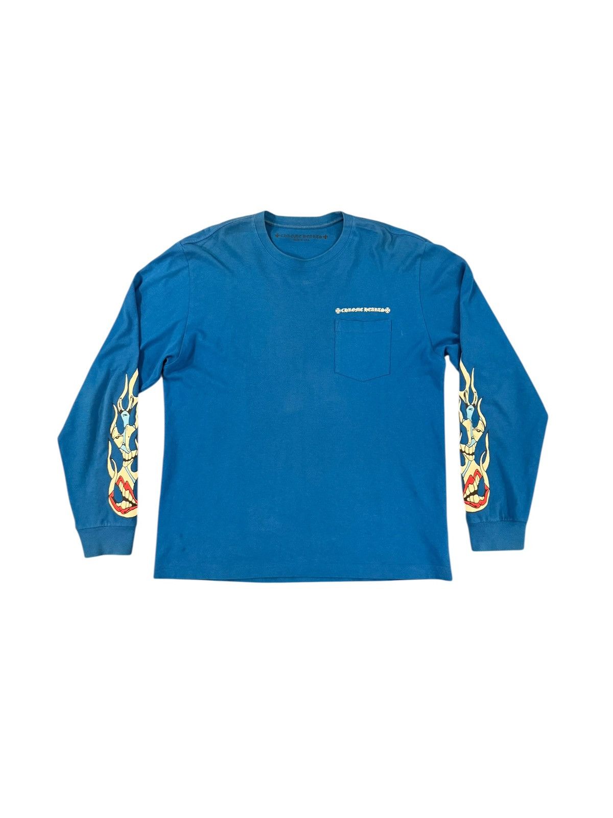 Chrome Hearts Matty Boy Blue Space Long Sleeve Shirt Size US XL / EU 56 / 4 - 1 Thumbnail