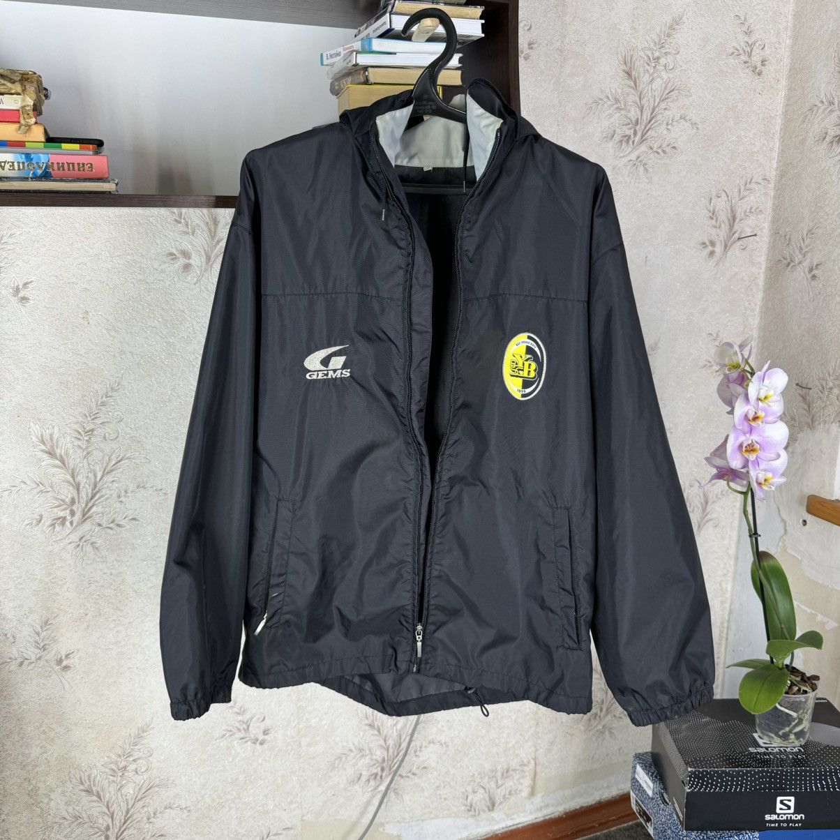 Vintage Vintage Gems BSC Young Boys 2001 Light jacket Nylon Black Size US XL / EU 56 / 4 - 11 Thumbnail