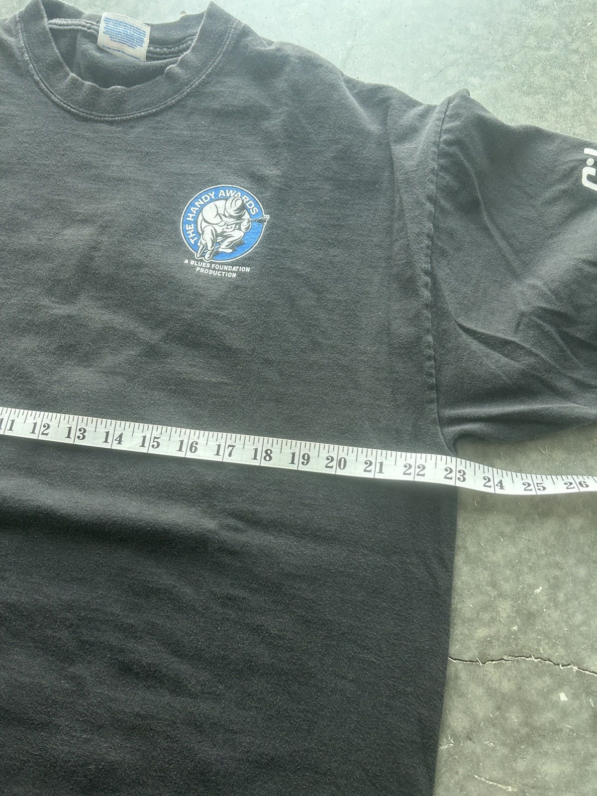 Hanes × Vintage Vintage Y2K Faded Black Blues Awards Graphic Tee Beale St Size US XL / EU 56 / 4 - 9 Thumbnail