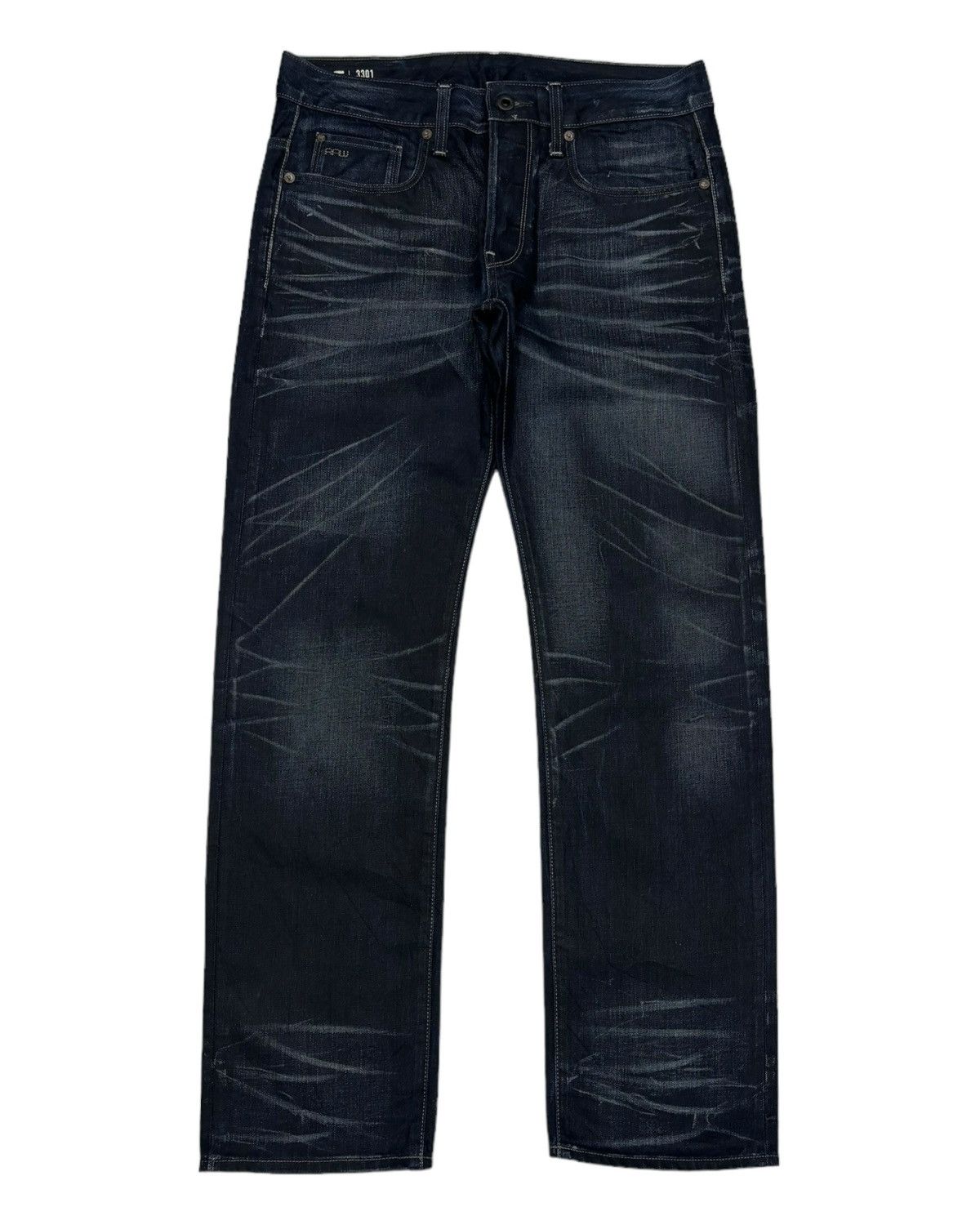 G-Star × Le Grande Bleu (L.G.B.) × Tornado Mart RARE CLAW-MARK G STAR RAW DENIM JEANS TORNADO MART STYLE Size US 32 / EU 48 - 7 Thumbnail