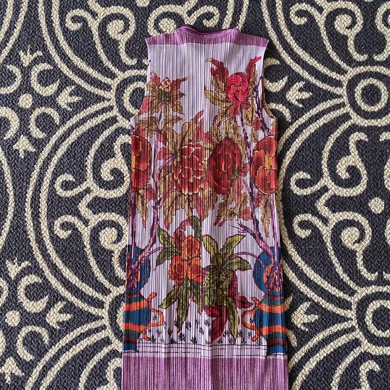 Issey Miyake Issey Miyake Peony Chinese-style dress Size M / US 6-8 / IT 42-44 - 4 Thumbnail