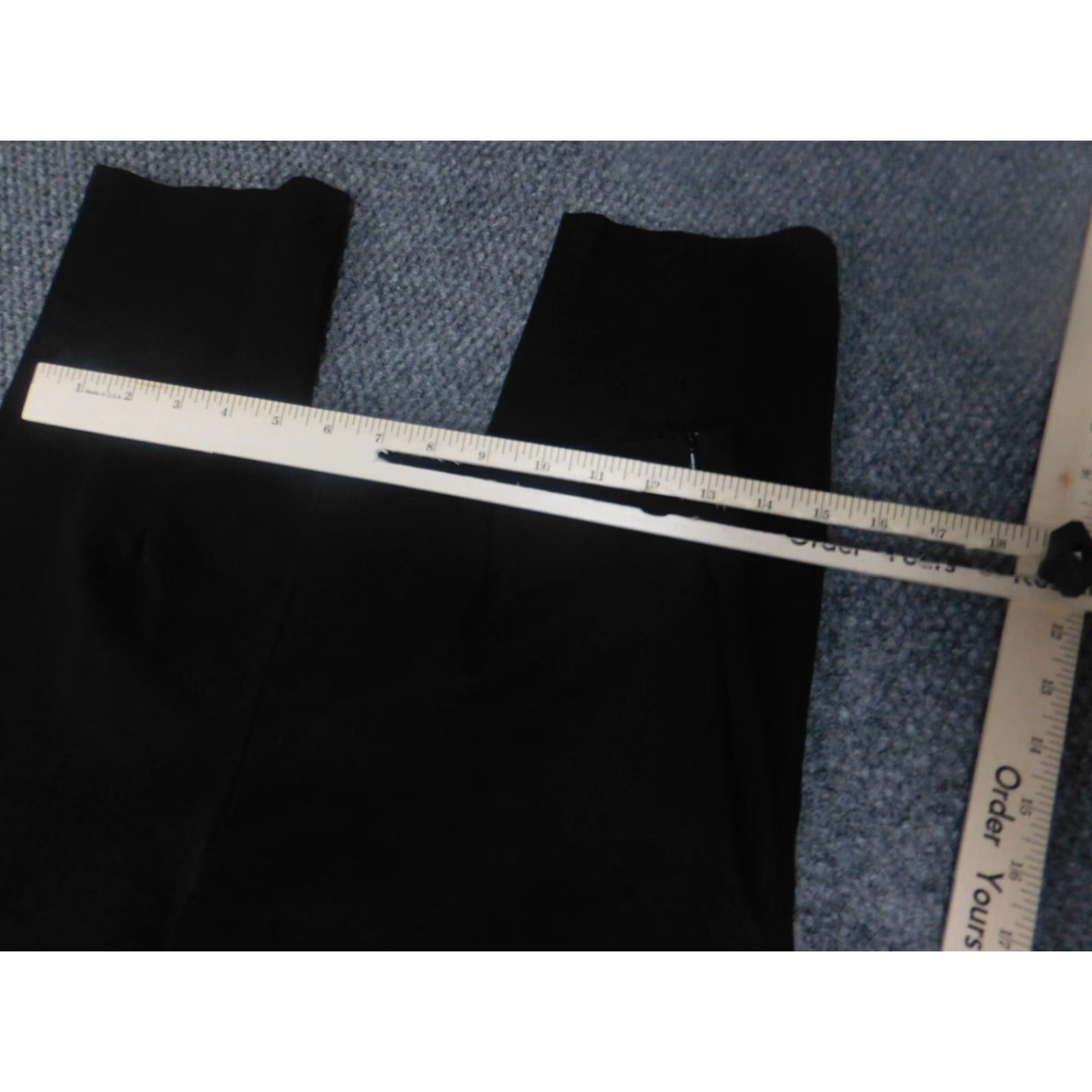 Vintage Time and Tru Womens Pants 4 Black Straight regular Chino Pants Women's Regular 4 Black Canvas Cotton Linen Inseam 24 American Pockets Stretch Solver Size 27" / US 4 / IT 40 - 2 Thumbnail