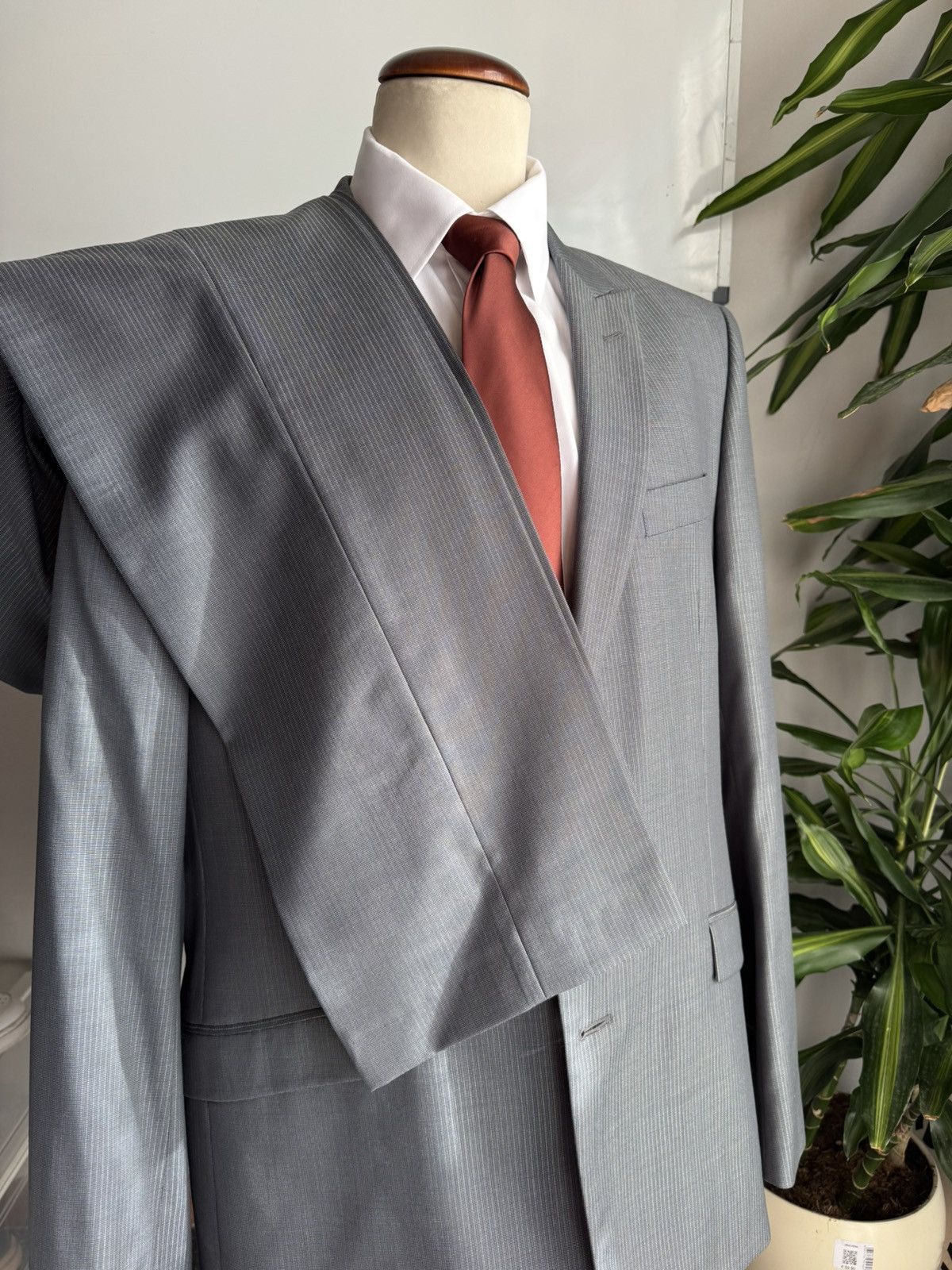 Versace Versace Suit grey 54 Size 54R - 6 Thumbnail
