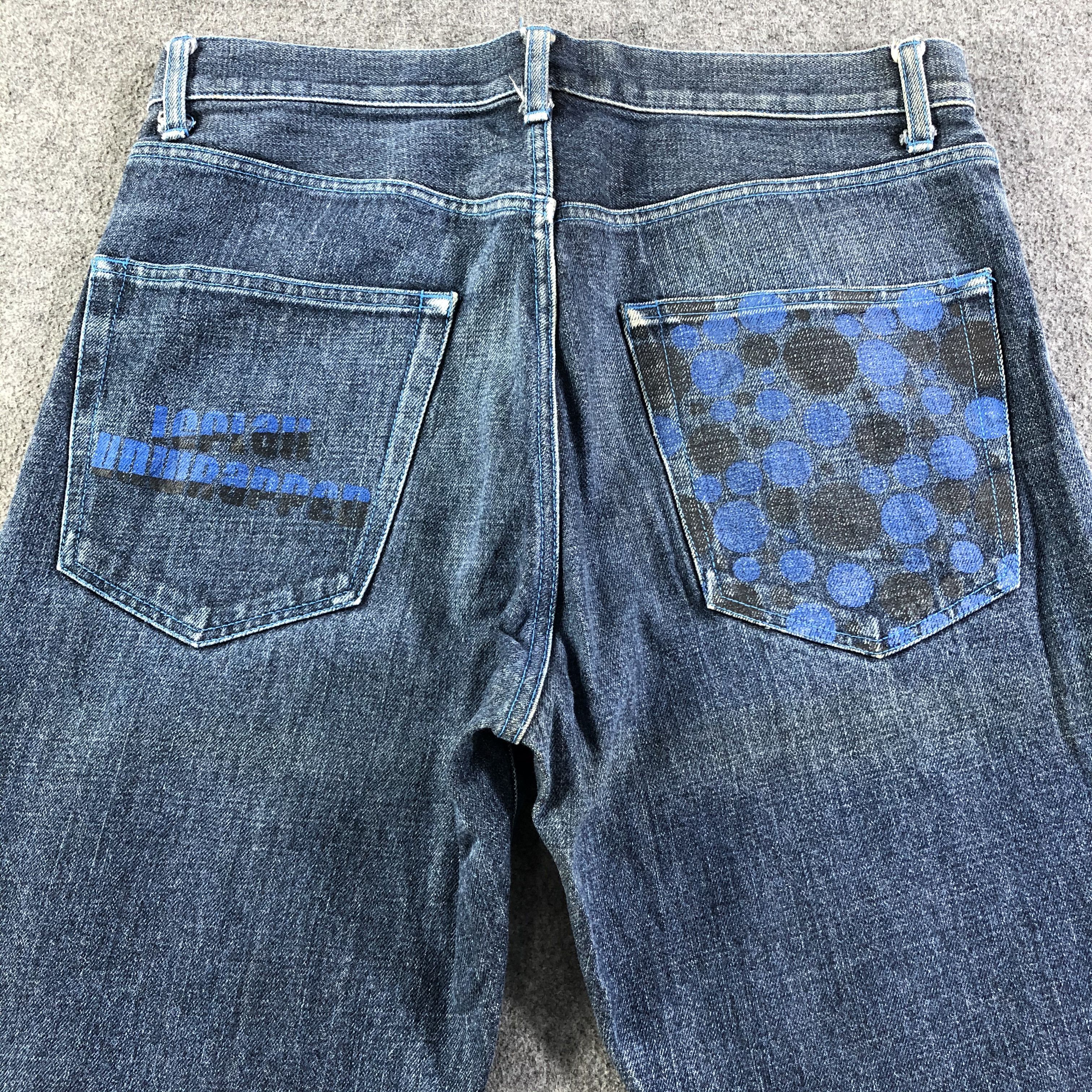 Japanese Brand Japanese Brand ILL Jeans Blue Straight Denim -J2710 Size US 34 / EU 50 - 4 Thumbnail