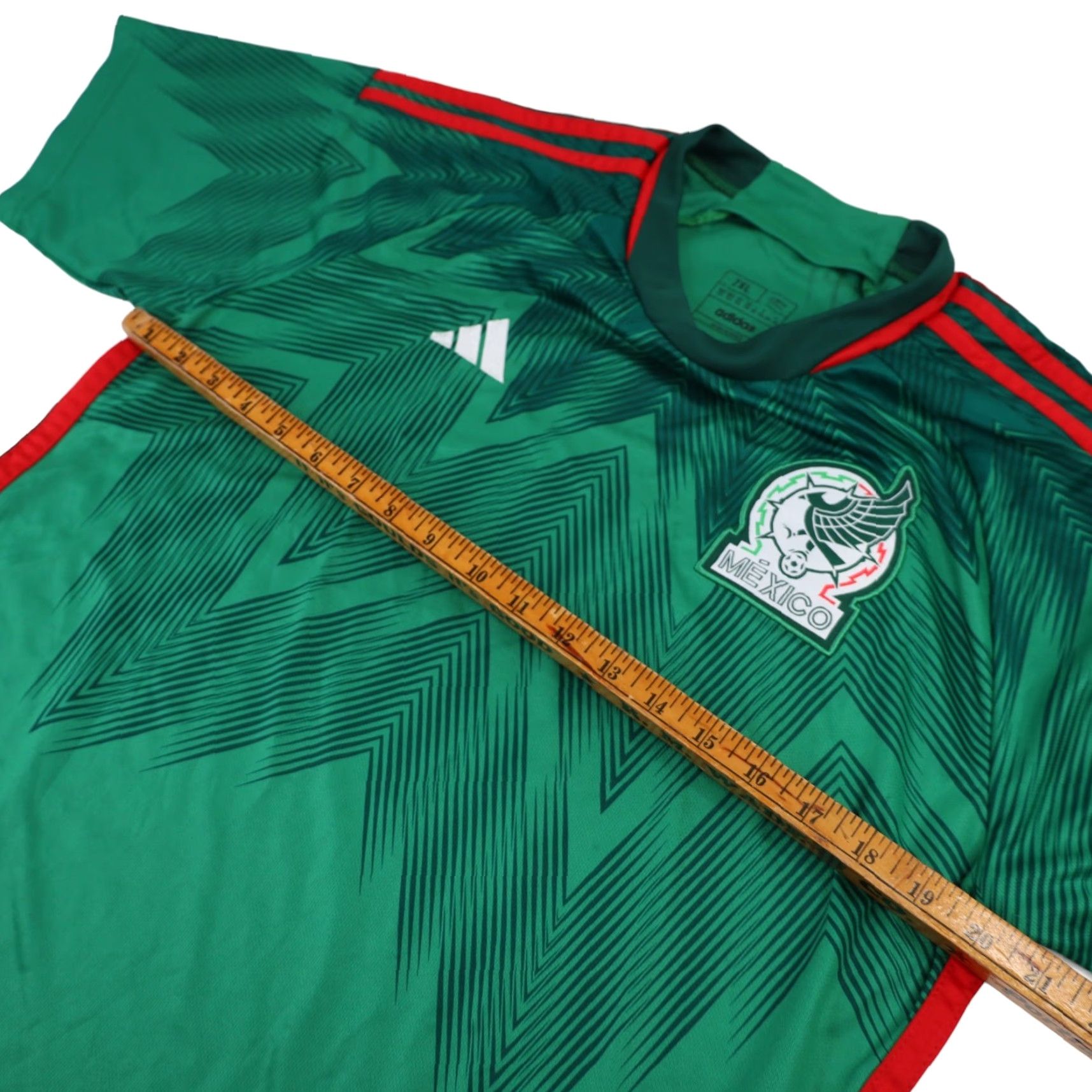 Adidas VINTAGE 2022 Adidas Mexico National Football Team Players Jersey Green Shirts Mens Large Size US L / EU 52-54 / 3 - 6 Thumbnail
