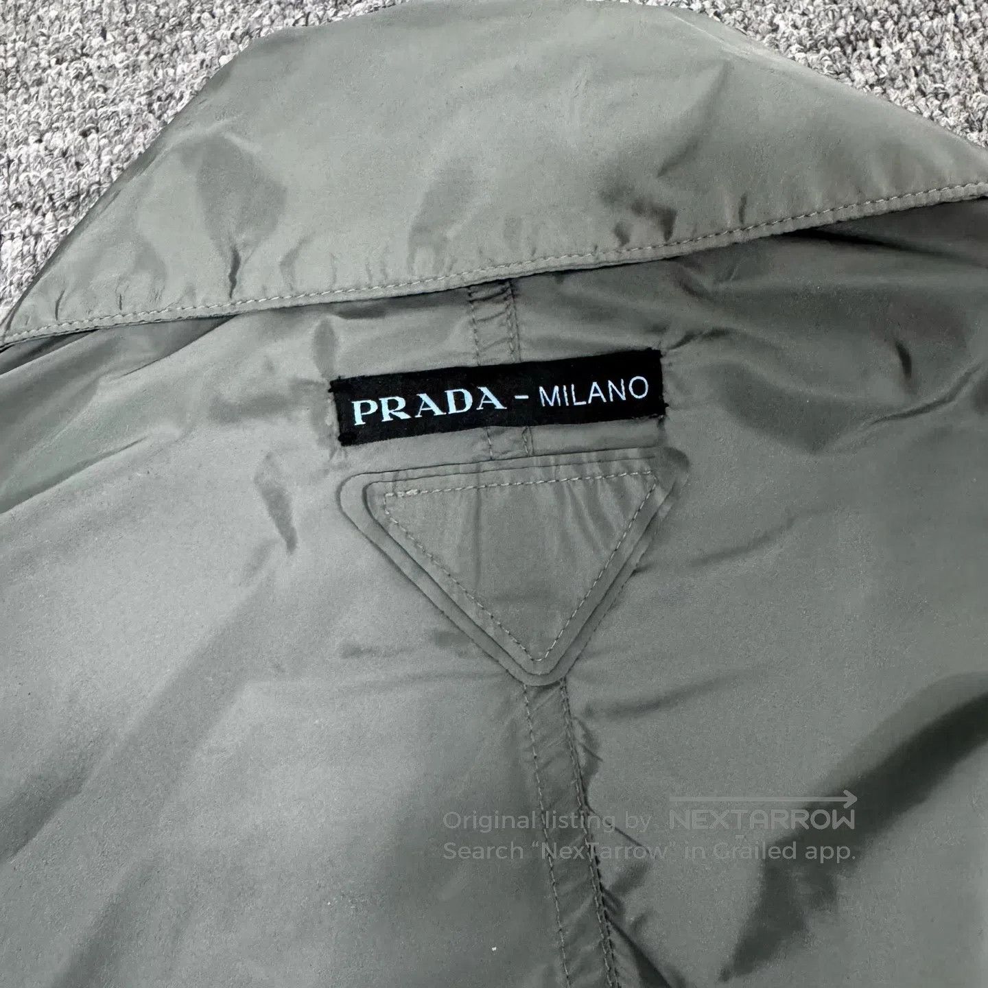 Prada Prada Skirt hem nylon windbreaker| Size L / US 10 / IT 46 - 4 Thumbnail