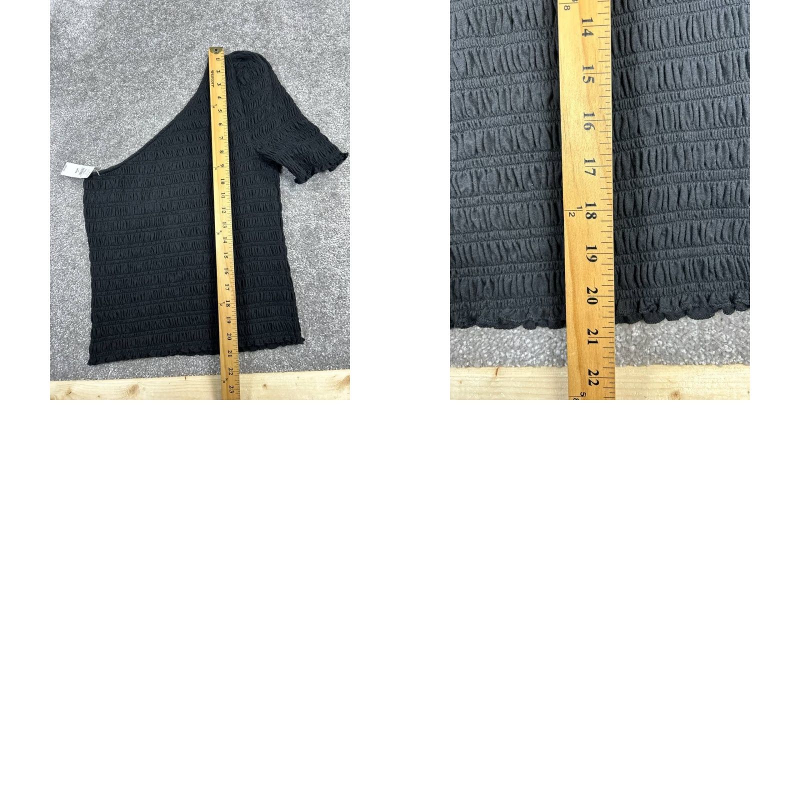 Gap Gap Shirt Womens Small Petite Black Cold Shoulder Top New Size S / US 4 / IT 40 - 8 Thumbnail