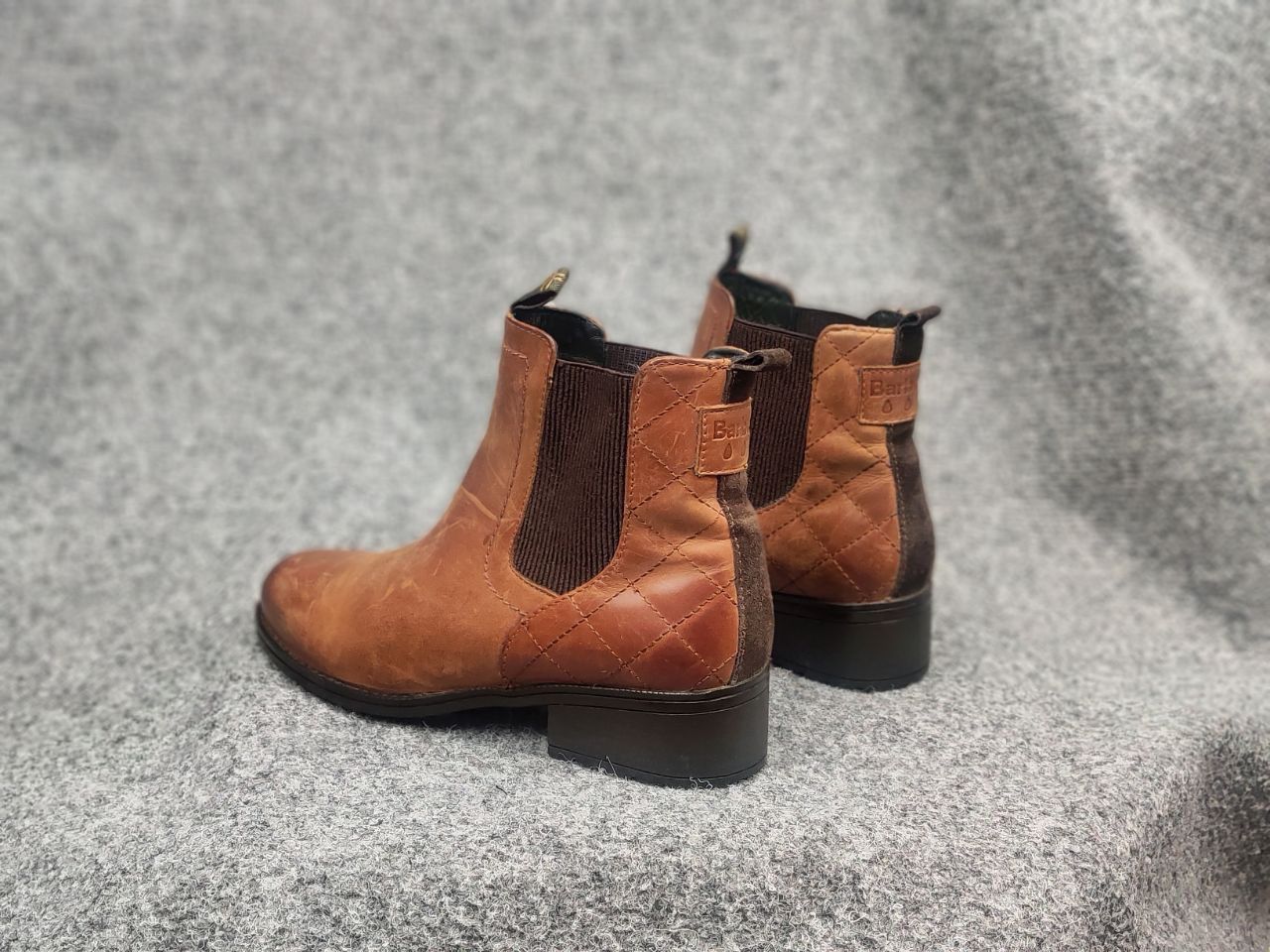 Barbour Barbour Rimini Waterproof Chestnut Chelsea Leather Boots Size US 5 / IT 35 - 8 Thumbnail