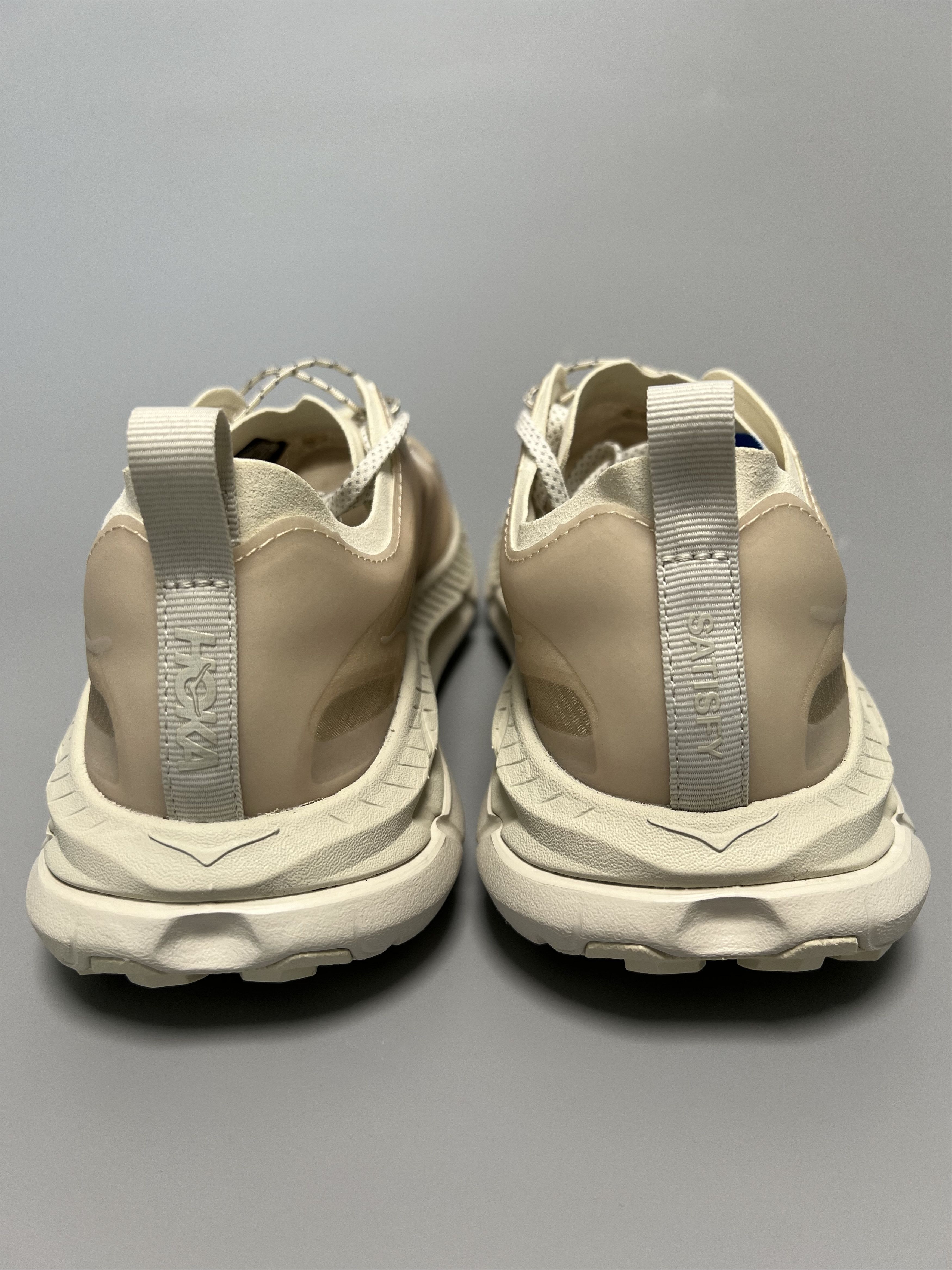 Hoka × Satisfy Hoka x Satisfy Mafate Speed 4 Lite Bone Trail Running Shoes Size US 7 / IT 37 - 3 Thumbnail