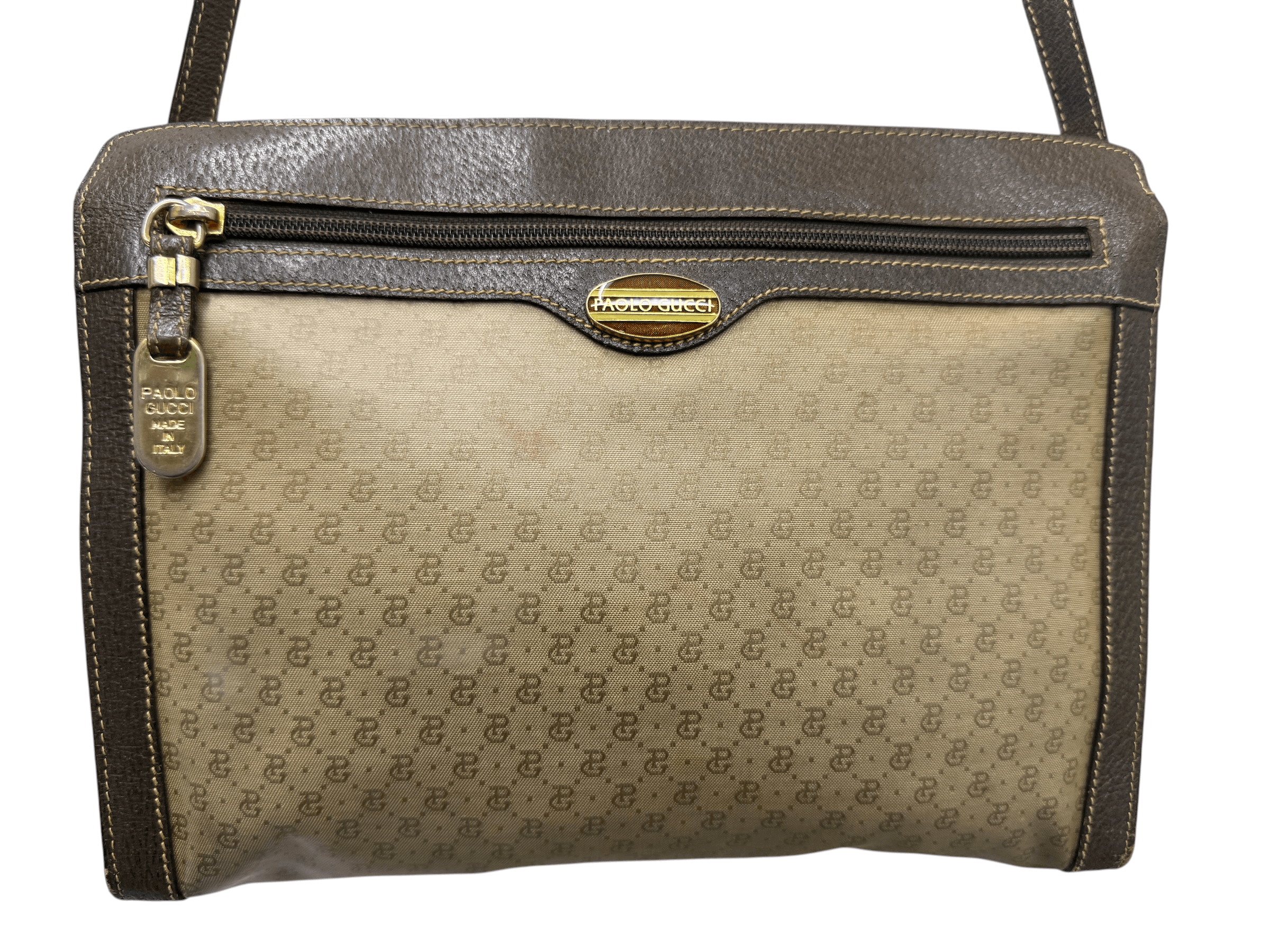 Paolo Gucci Vintage Paolo Gucci Monogram Shoulder Bag Size ONE SIZE - 5 Thumbnail