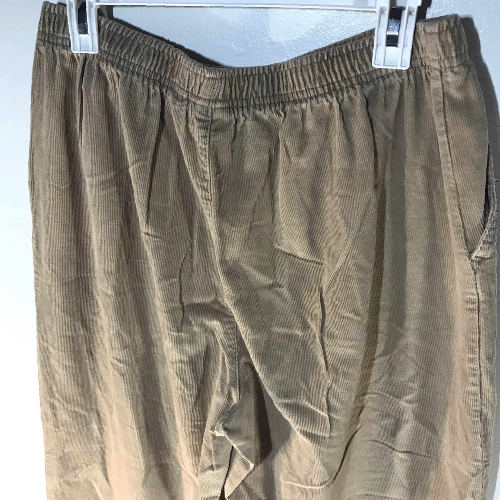 Vintage VINTAGE Cabin Creek Women's Pants Size 16P Beige Cotton Straight Leg Casual Workwear Size 38" / US 16 / IT 52 - 5 Thumbnail