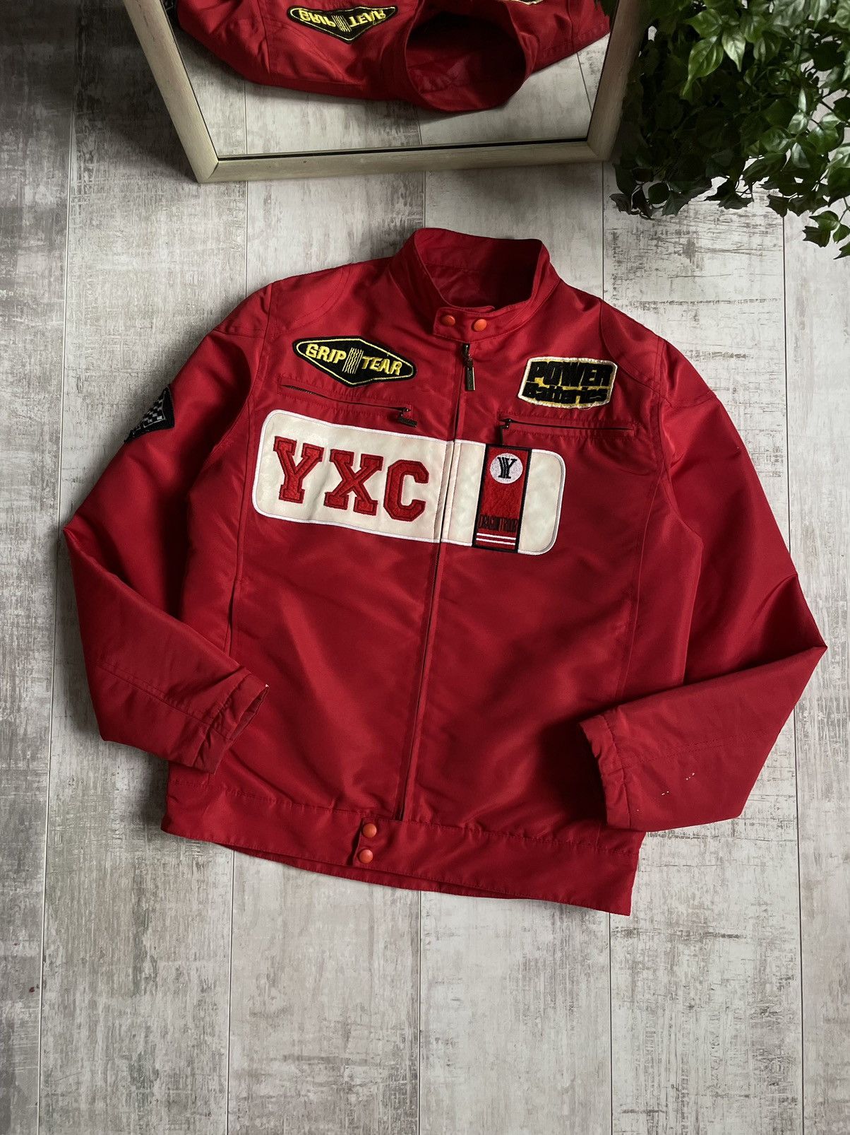 Vintage Vintage 90’s Grand Prix Racing Jacket YXC Power Battaries F1 Size US M / EU 48-50 / 2 - 1 Thumbnail