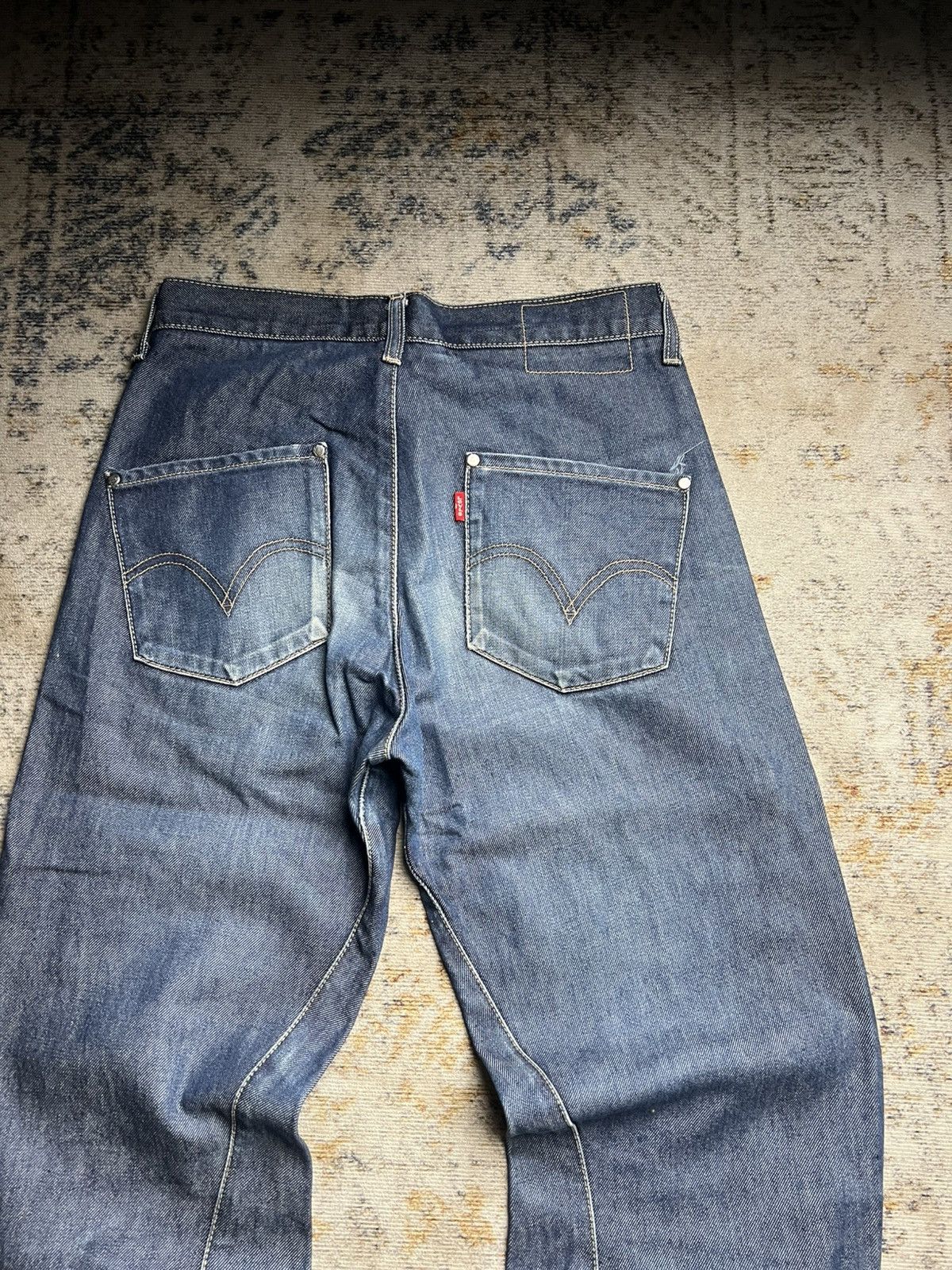 Levi's Levis Engineered Twisted Washed Jeans Size US 28 / EU 44 - 4 Thumbnail