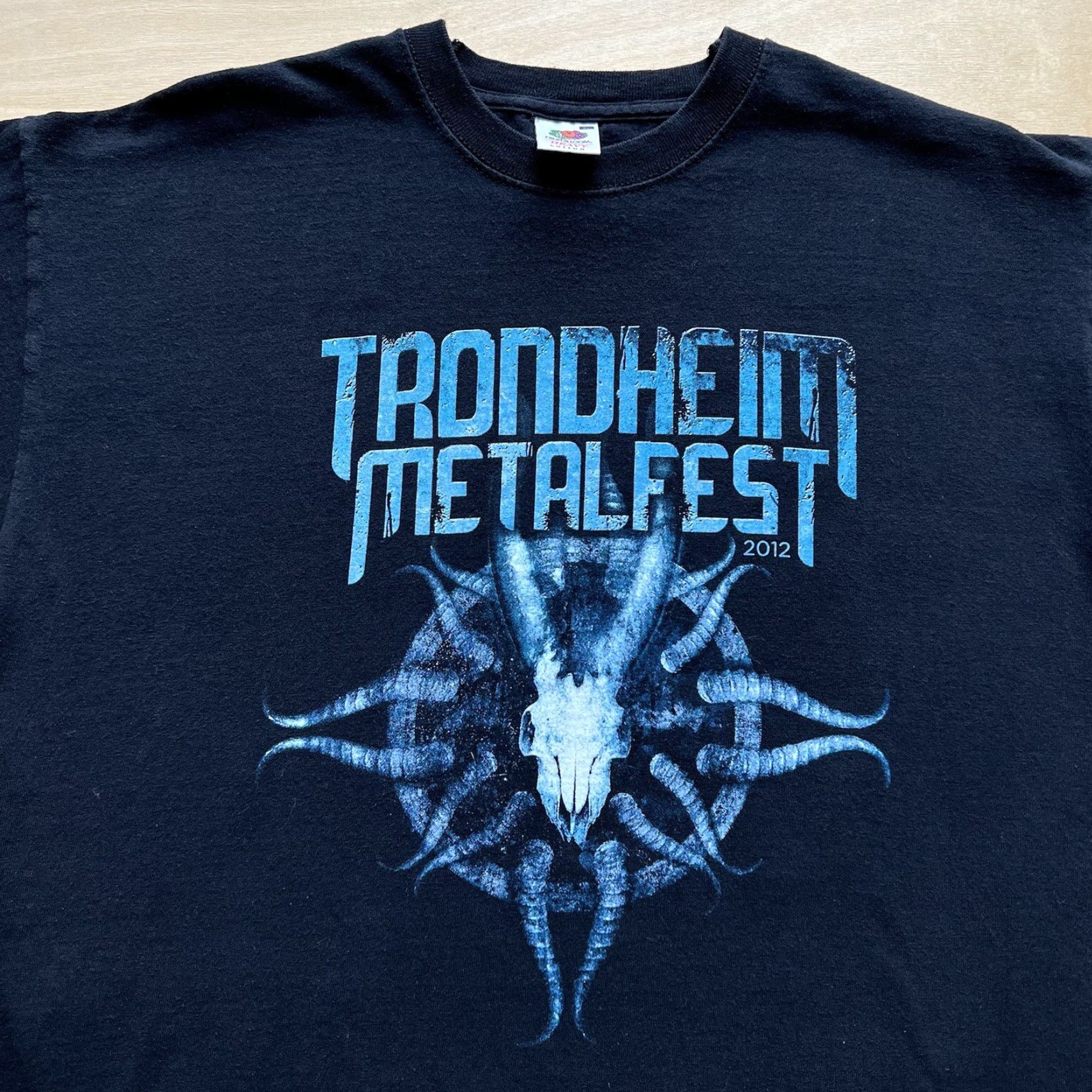 Vintage Trondheim Metal Fest Shirt XL Black Blue Punk Rock Music Grunge Radiohead Korn Shirt Mens XL Black Blue Punk Rock Band Music 2010s Size US XL / EU 56 / 4 - 3 Thumbnail