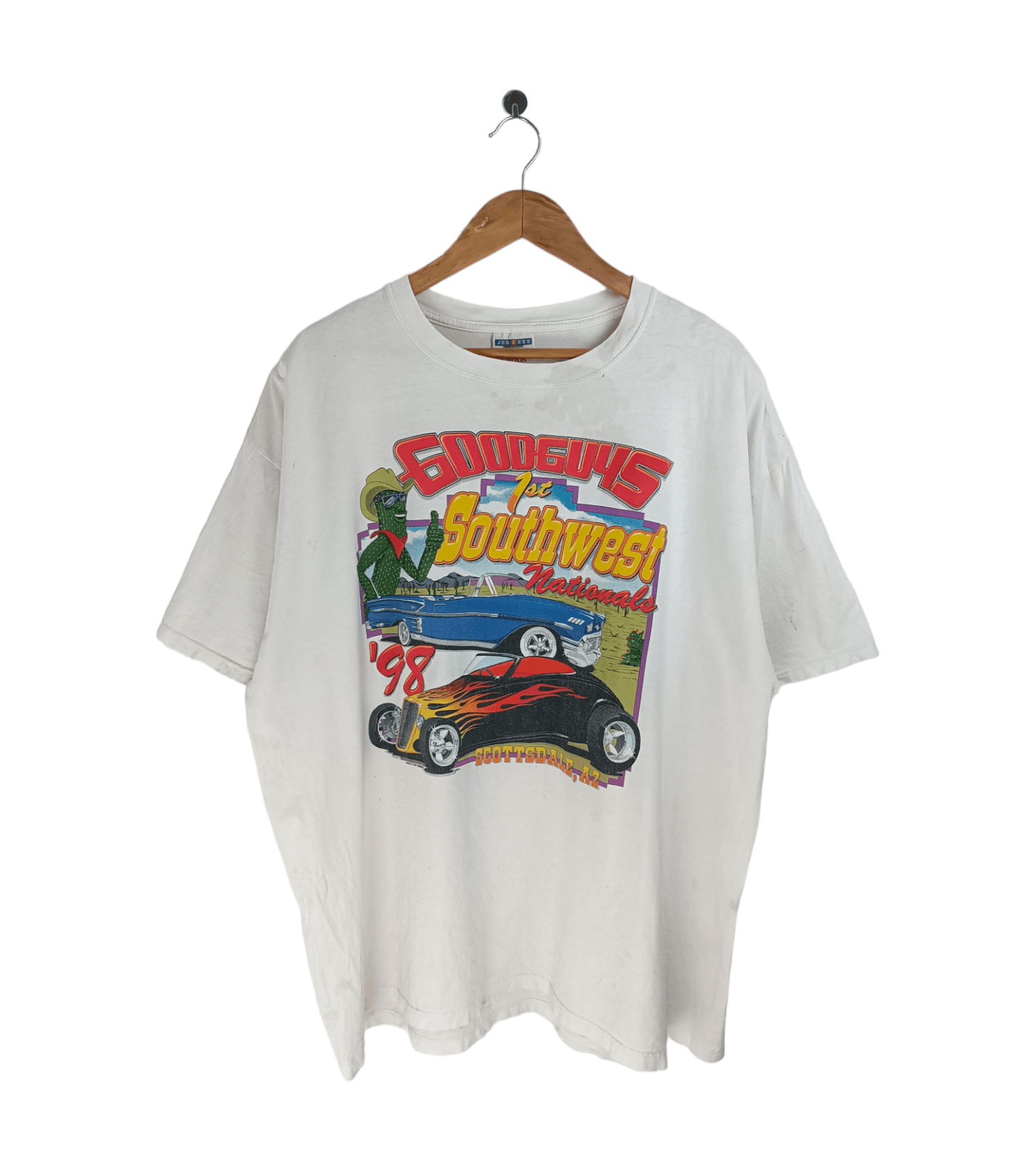 Other VINTAGE '98 GOODGUYS 1ST SOUTHWEST NATIONALS DISTRESSED TEE Size US XL / EU 56 / 4 - 1 Thumbnail