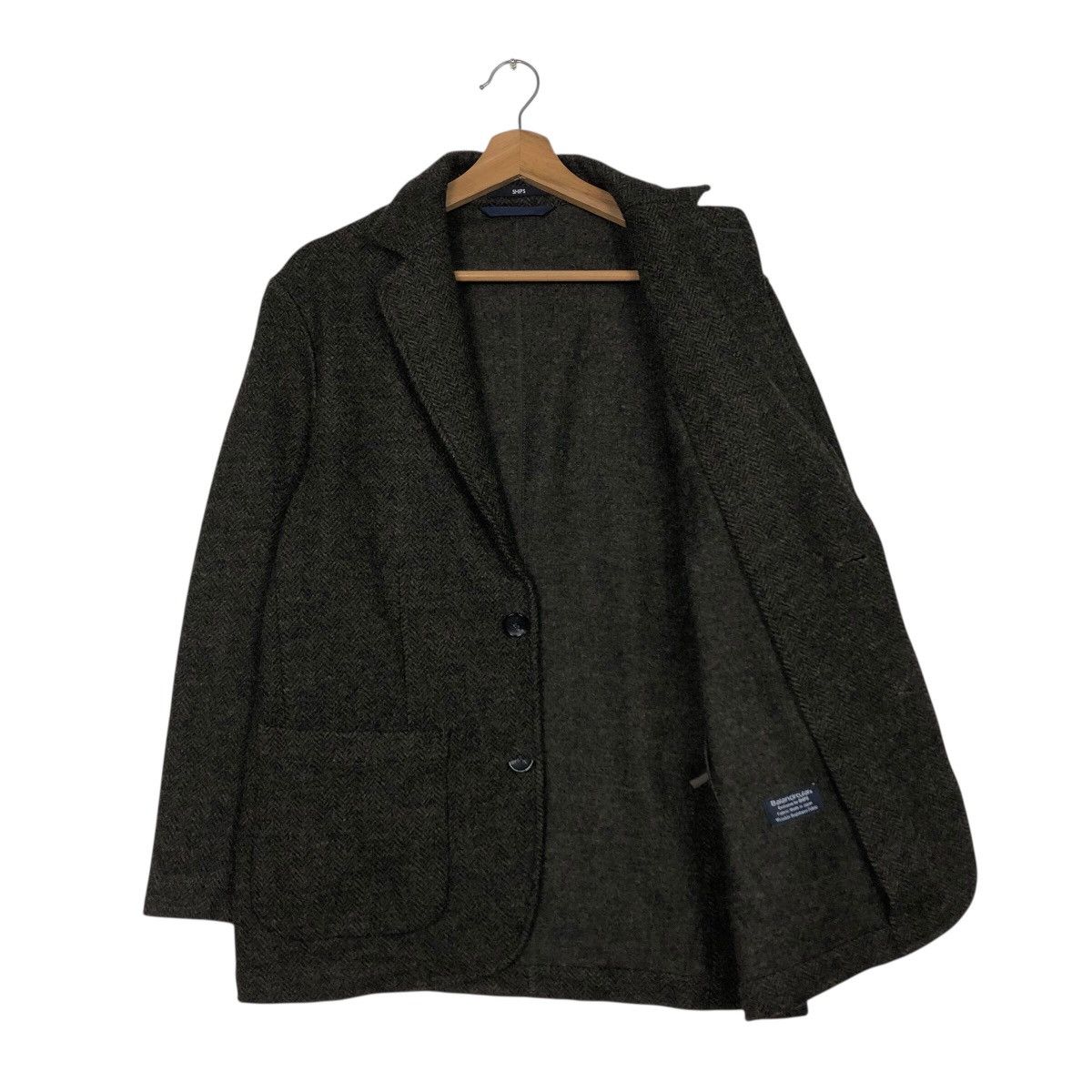 Issey Miyake 📌Vintage Wool Jacket Button Chore Balancircular Ships Japan Size US L / EU 52-54 / 3 - 12 Thumbnail