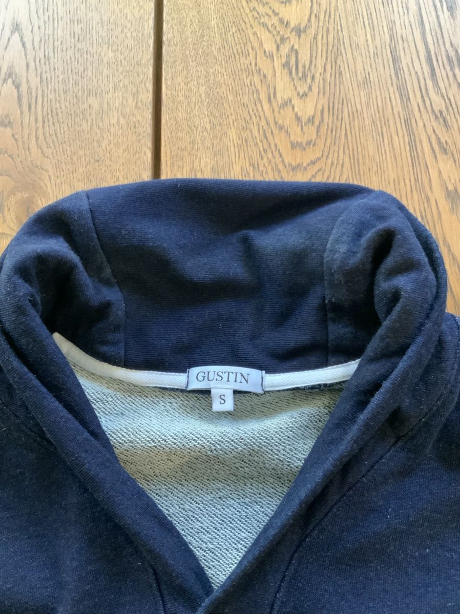 Gustin Gustin shawl collar cotton button cardigan indigo blue Size US S / EU 44-46 / 1 - 8 Thumbnail