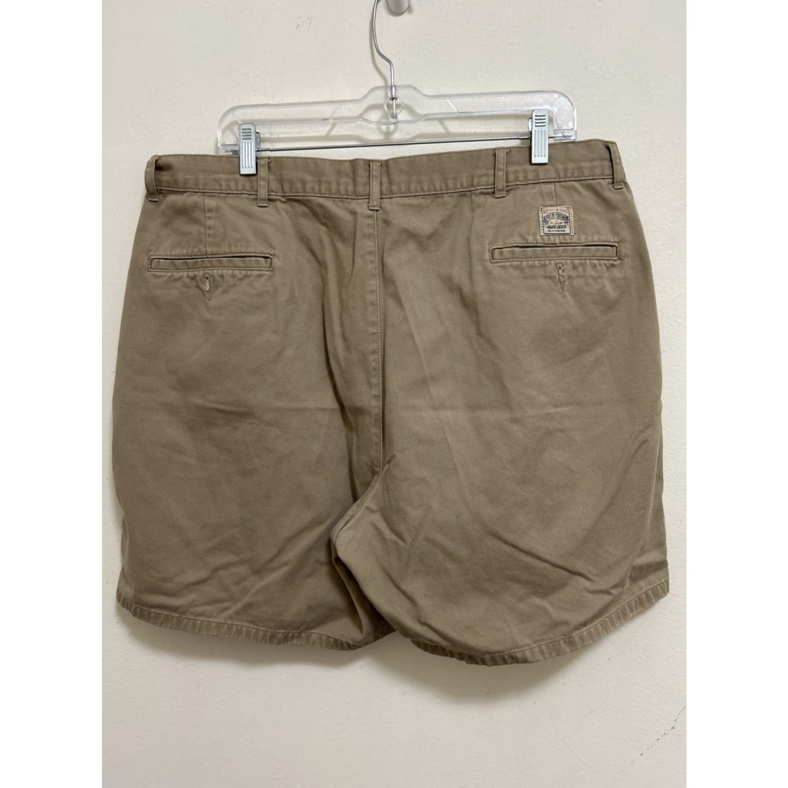 Polo Ralph Lauren Polo Ralph Lauren Chino Shorts Mens Size 40 Tan Brown Pleated Cotton YKK 5819031 Size US L / EU 52-54 / 3 - 5 Thumbnail
