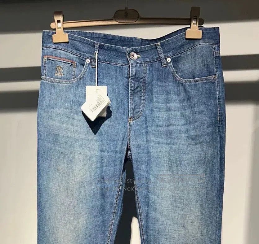Brunello Cucinelli Brunello Cucinelli Men's Denim Jeans. Size US 32 / EU 48 - 2 Thumbnail
