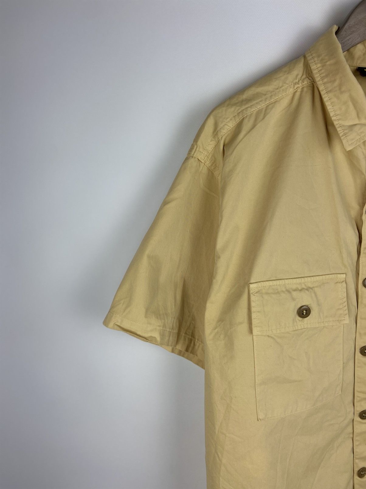 Stan Ray Stan Ray USA Men's Short Sleeve Yellow Button Shirt Sz XL Size US XL / EU 56 / 4 - 5 Thumbnail