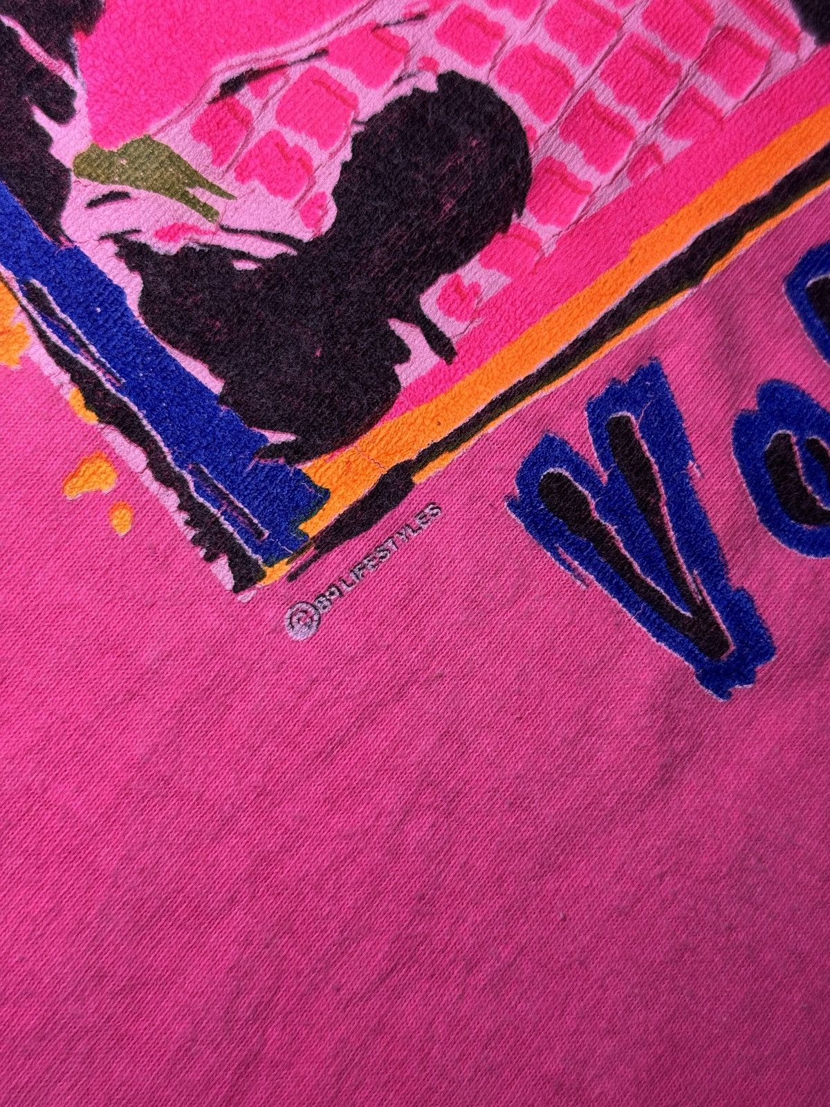Fruit Of The Loom × Vintage Vintage 90s Beach Volleyball Summer Retro Cali XL T Shirt Size US XL / EU 56 / 4 - 3 Thumbnail