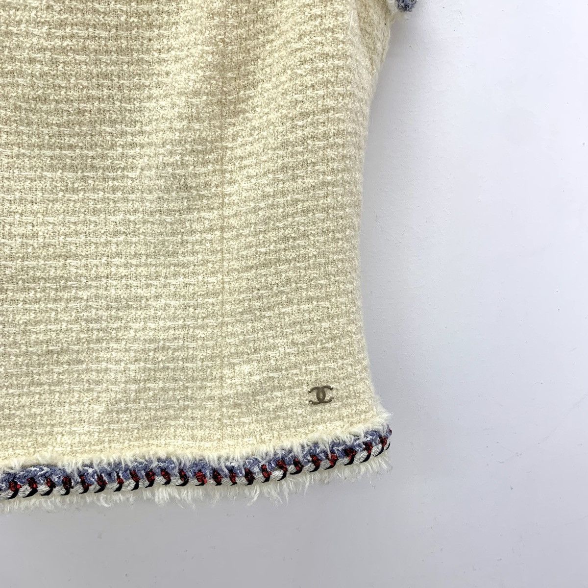 Chanel Chanel Sleeveless Tweed Knit Vest K26WX Size XS / US 0-2 / IT 36-38 - 4 Thumbnail
