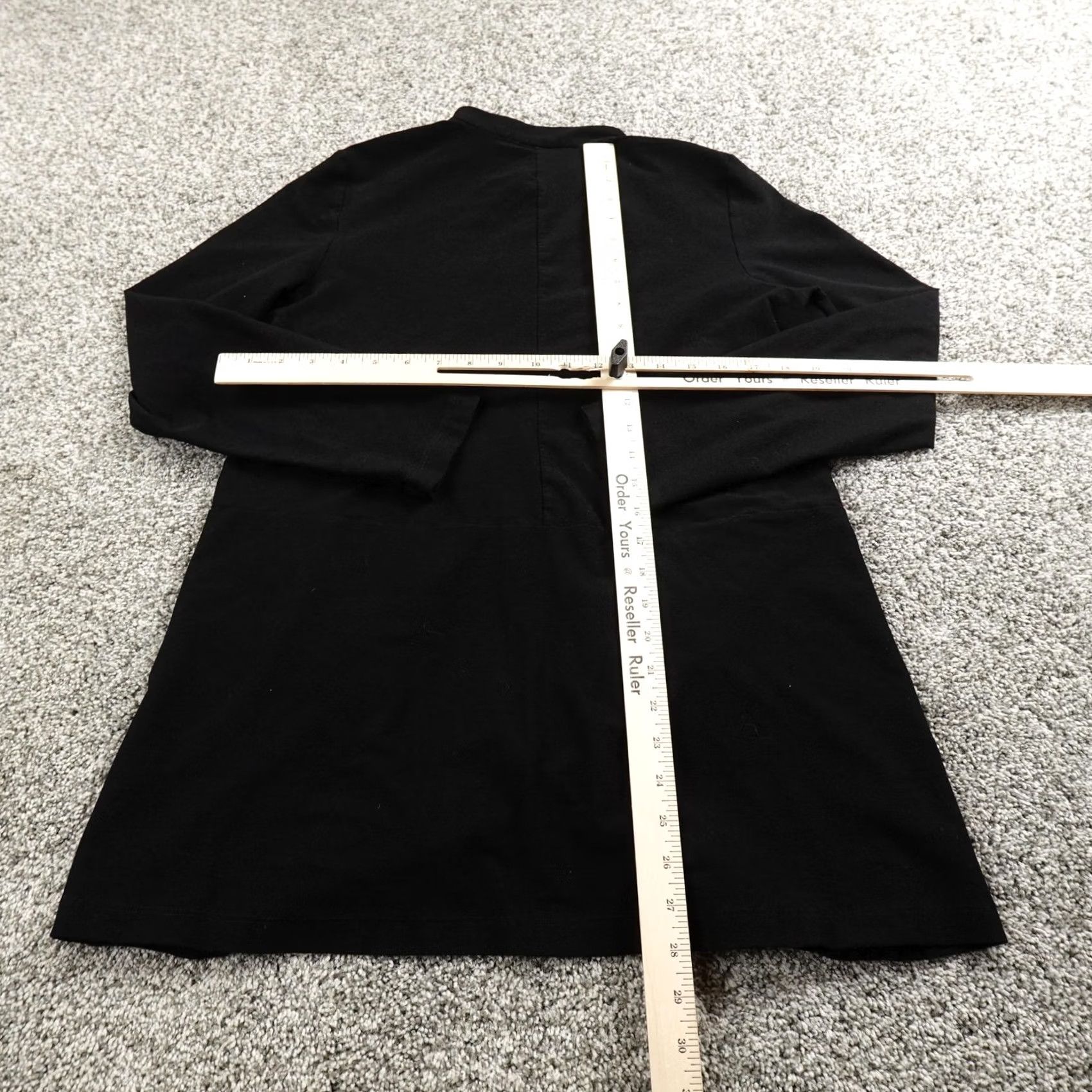 Eileen Fisher Eileen Fisher Coatigan Womens S Black Stretch Crepe Knit Mid-Length Jacket/Coatigans Size S / US 4 / IT 40 - 6 Thumbnail