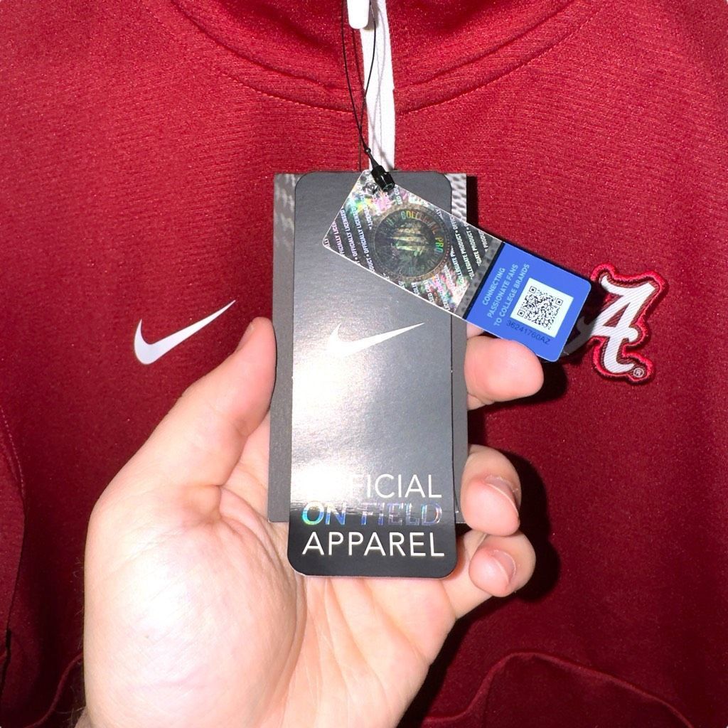 Nike NWT University of Alabama Football Nike Dri-Fit 1/4 Zip Swea Size US M / EU 48-50 / 2 - 3 Thumbnail