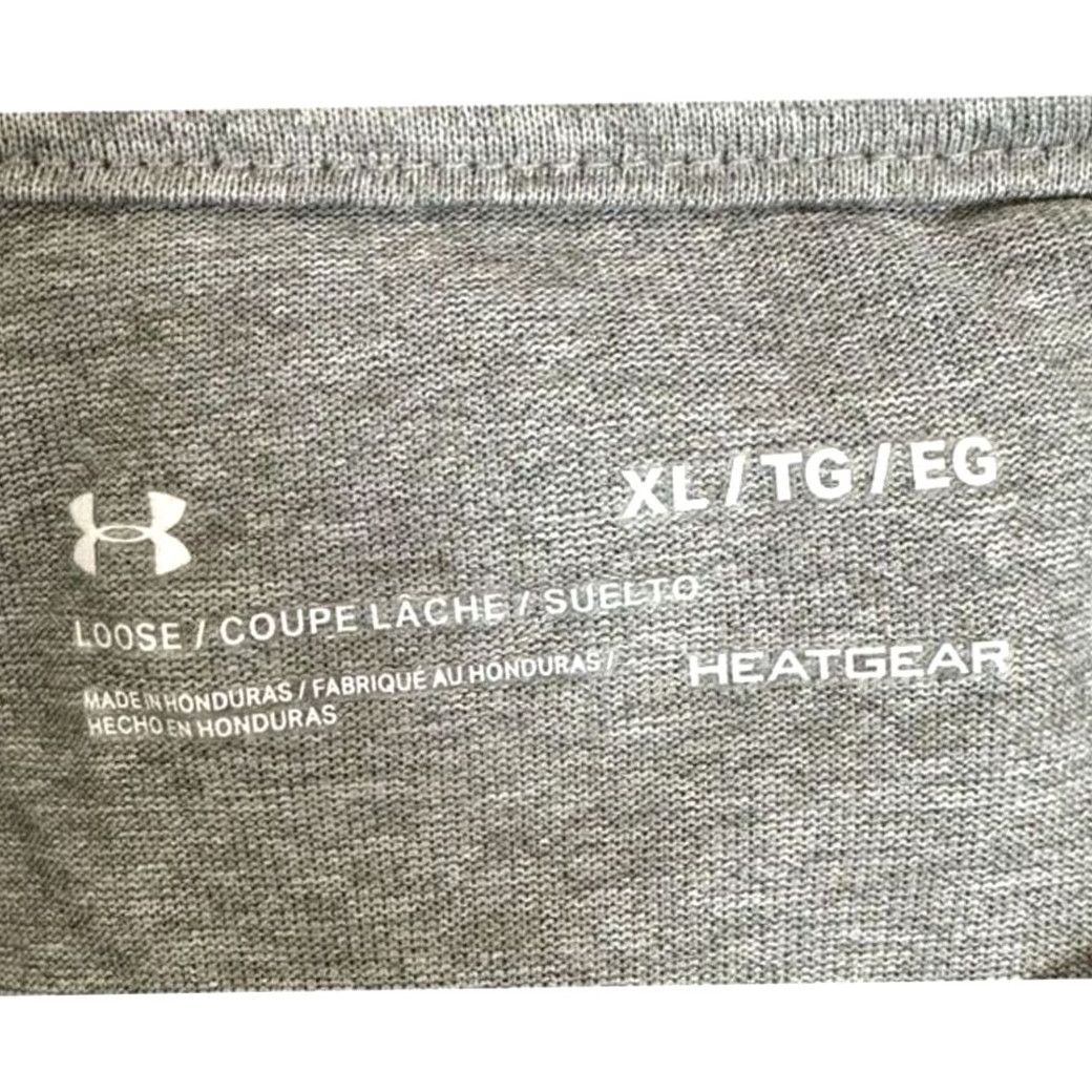 Under Armour Under Armour Shirt Mens XL HeatGear Grey Activewear Short Sleeve T-Shirt NEW Size US XL / EU 56 / 4 - 3 Thumbnail