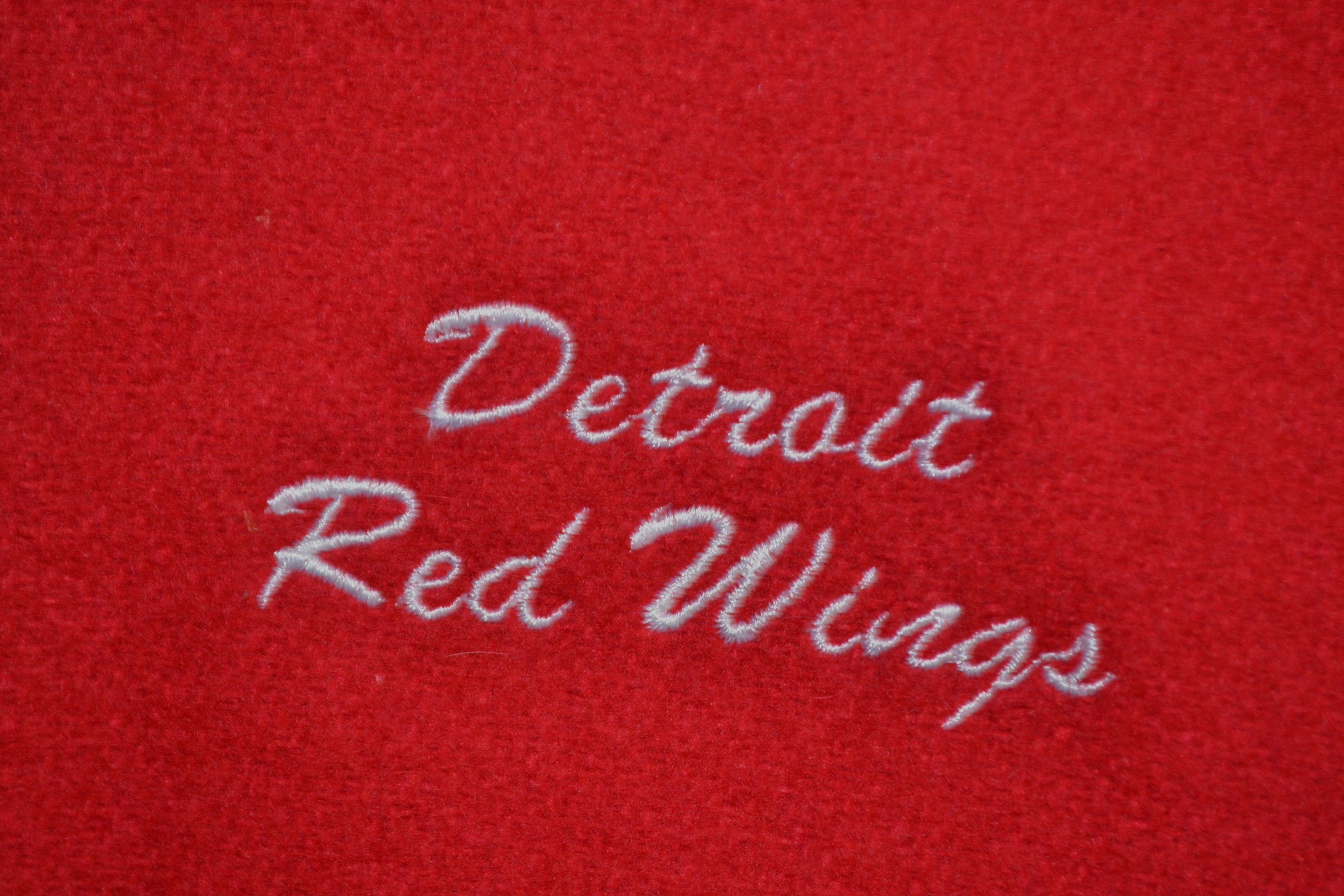 Vintage Detroit Red Wings Varsity M Jacket Leather Wool Vintage Size US M / EU 48-50 / 2 - 3 Thumbnail