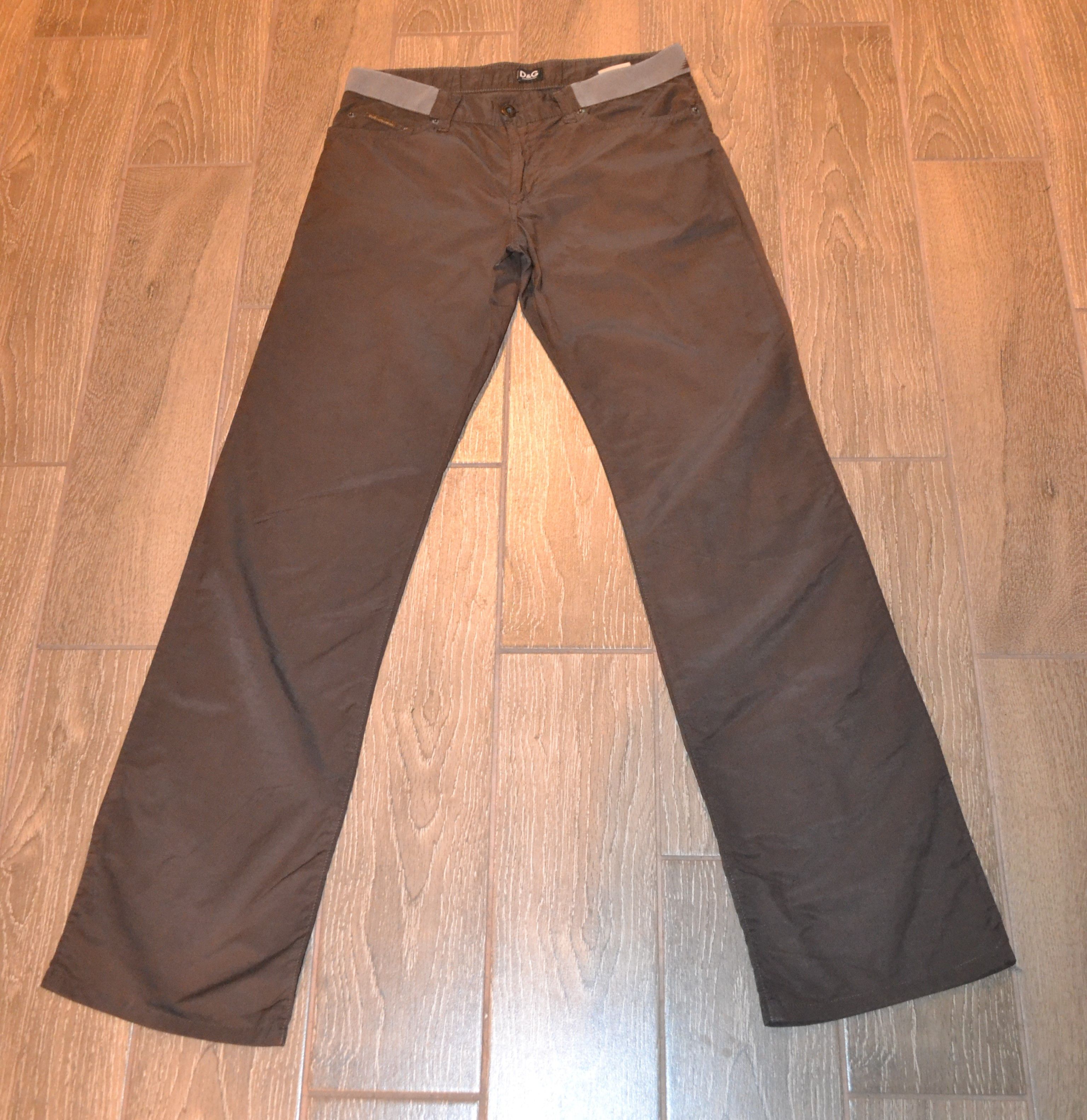 Dolce & Gabbana Vintage D&G Dolce Gabbana Brown Pants W32 M / L – Y2K Style Size 32" / US 10 / IT 46 - 2 Thumbnail