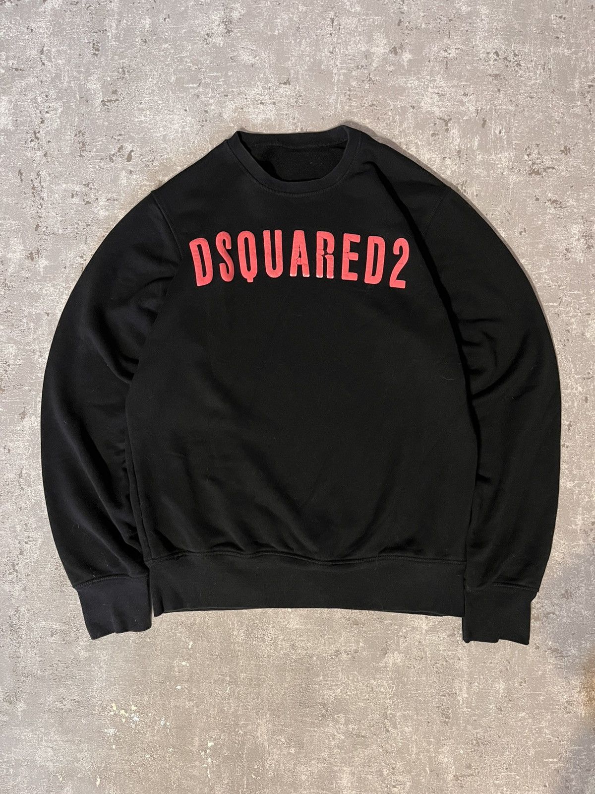 Dsquared2 HOODIE DSQUARED2 Y2K VINTAGE STREETWEAR BIG LOGO Size US XL / EU 56 / 4 - 1 Thumbnail