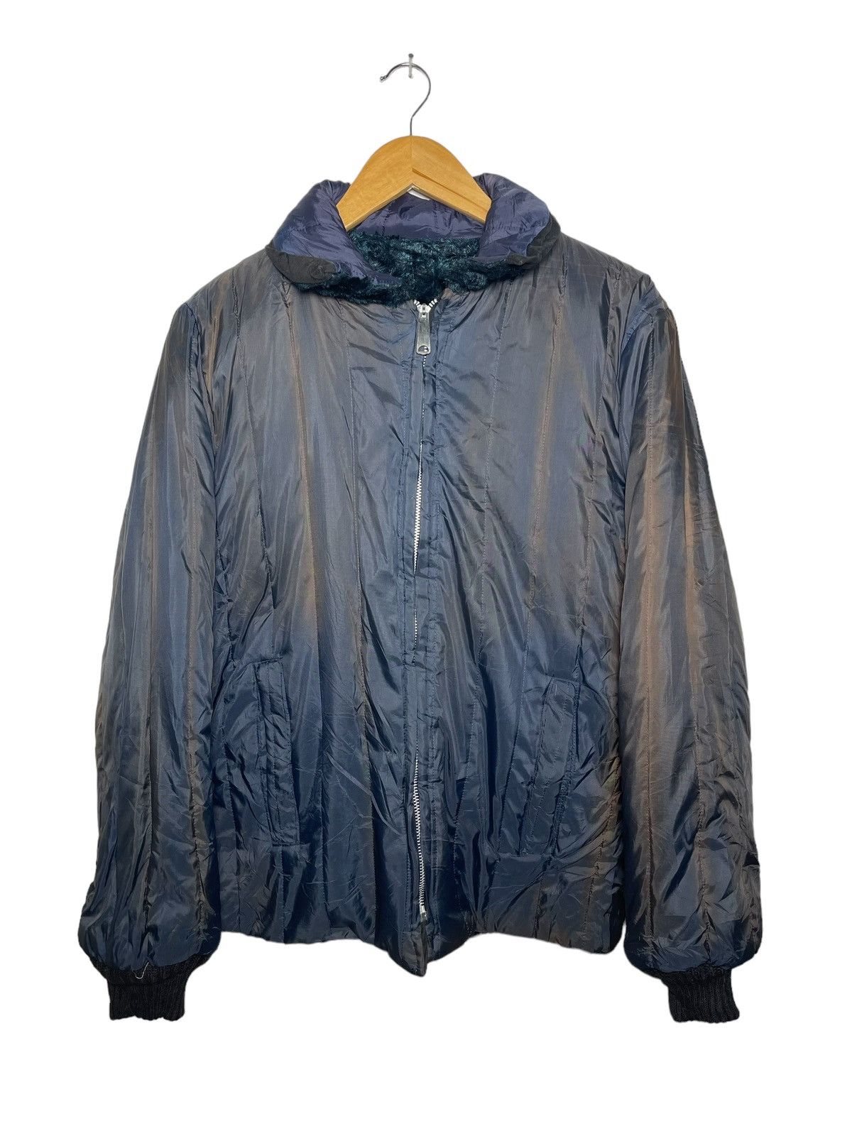 Other Vintage Army Reversible talon zipper fur jacket Size US L / EU 52-54 / 3 - 4 Thumbnail