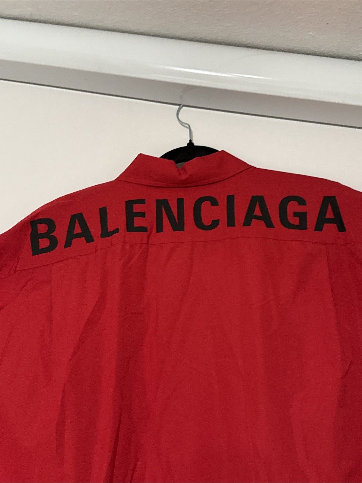 Balenciaga Balenciaga Back Logo Button Up Size US XL / EU 56 / 4 - 8 Thumbnail