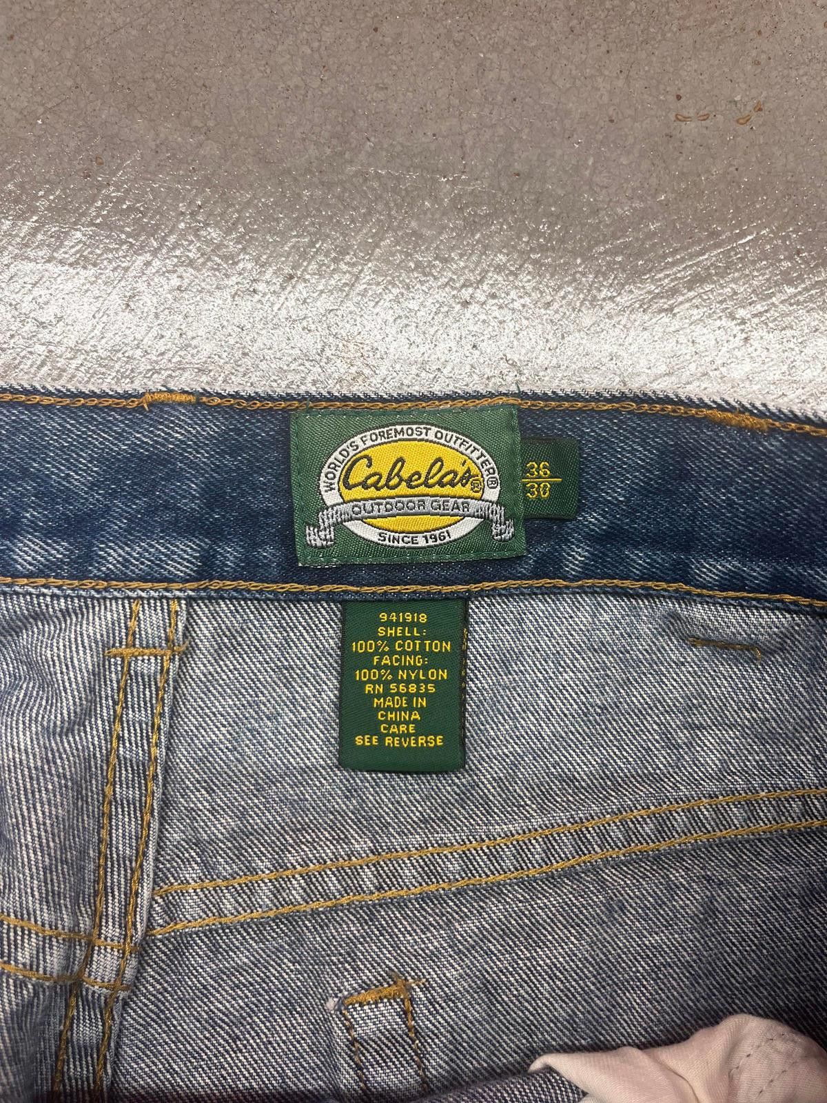 Cabelas Cabelas Double Knee Carpenter Work Straight Leg Jeans Size US 34 / EU 50 - 4 Thumbnail