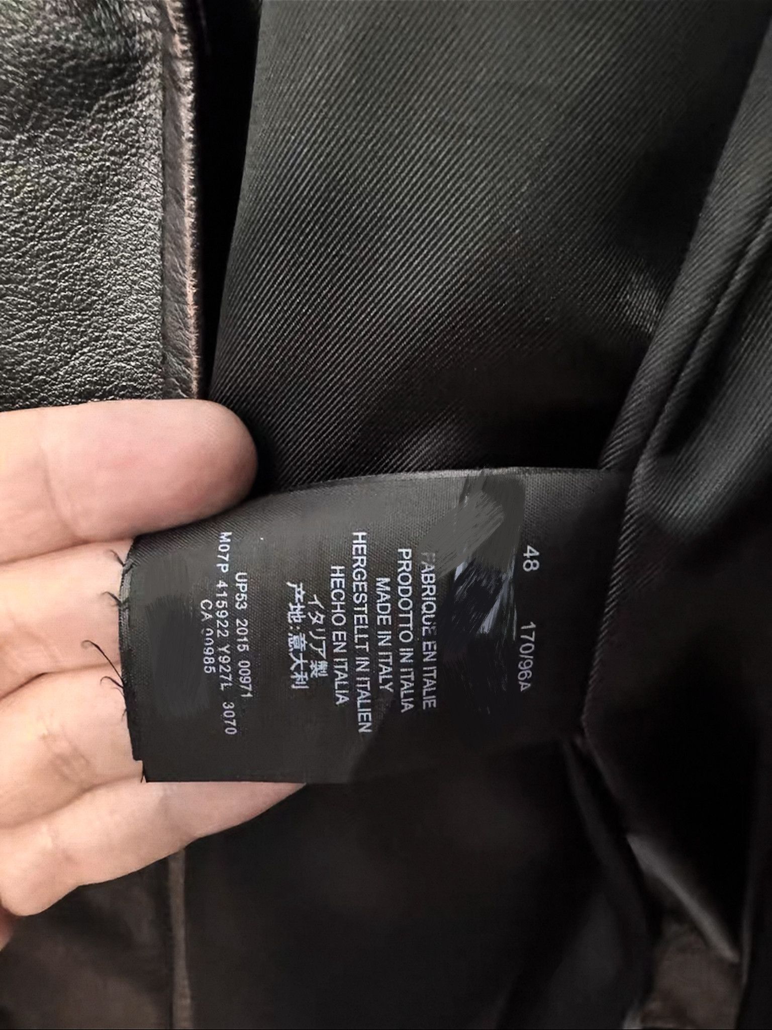 Hedi Slimane Premium Custom Studded Leather Biker Jacket (L01 Silhouette) Size US M / EU 48-50 / 2 - 5 Thumbnail