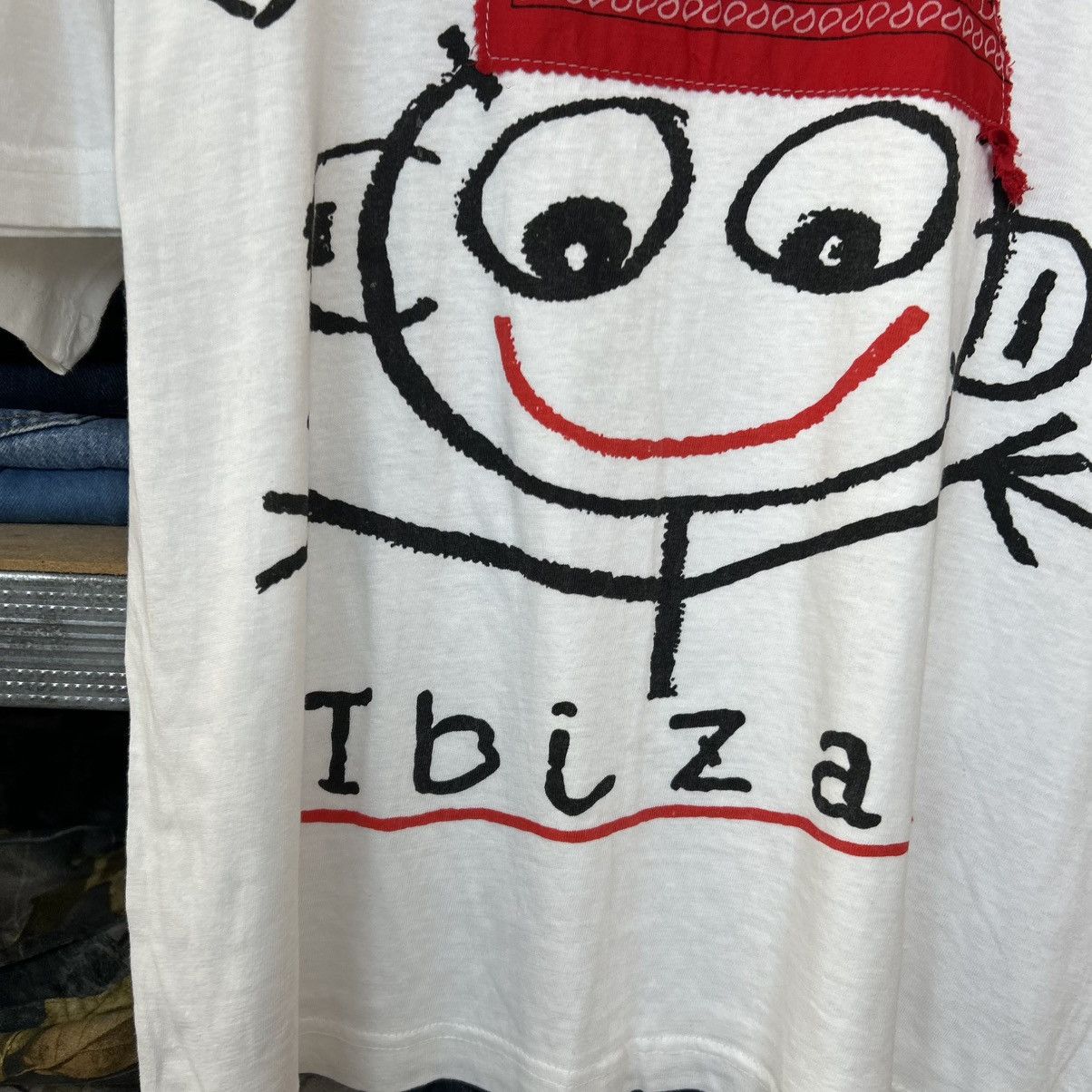 Vintage Vintage Born To Be Wild Ibiza Big logo Cartoon 90’s tee Size US M / EU 48-50 / 2 - 3 Thumbnail