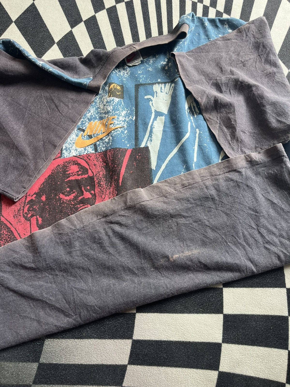 Nike Vintage NIKE AIR JORDAN (AOP) 90’s Tshirt Size US XL / EU 56 / 4 - 10 Thumbnail