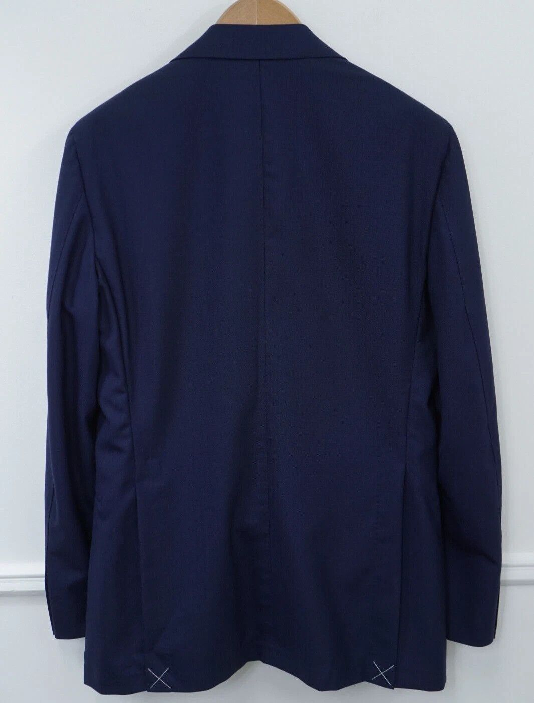 Suitsupply Men Suitsupply Blazer La Spalla Blue Wool Huddersfield US42 Size 42R - 2 Thumbnail