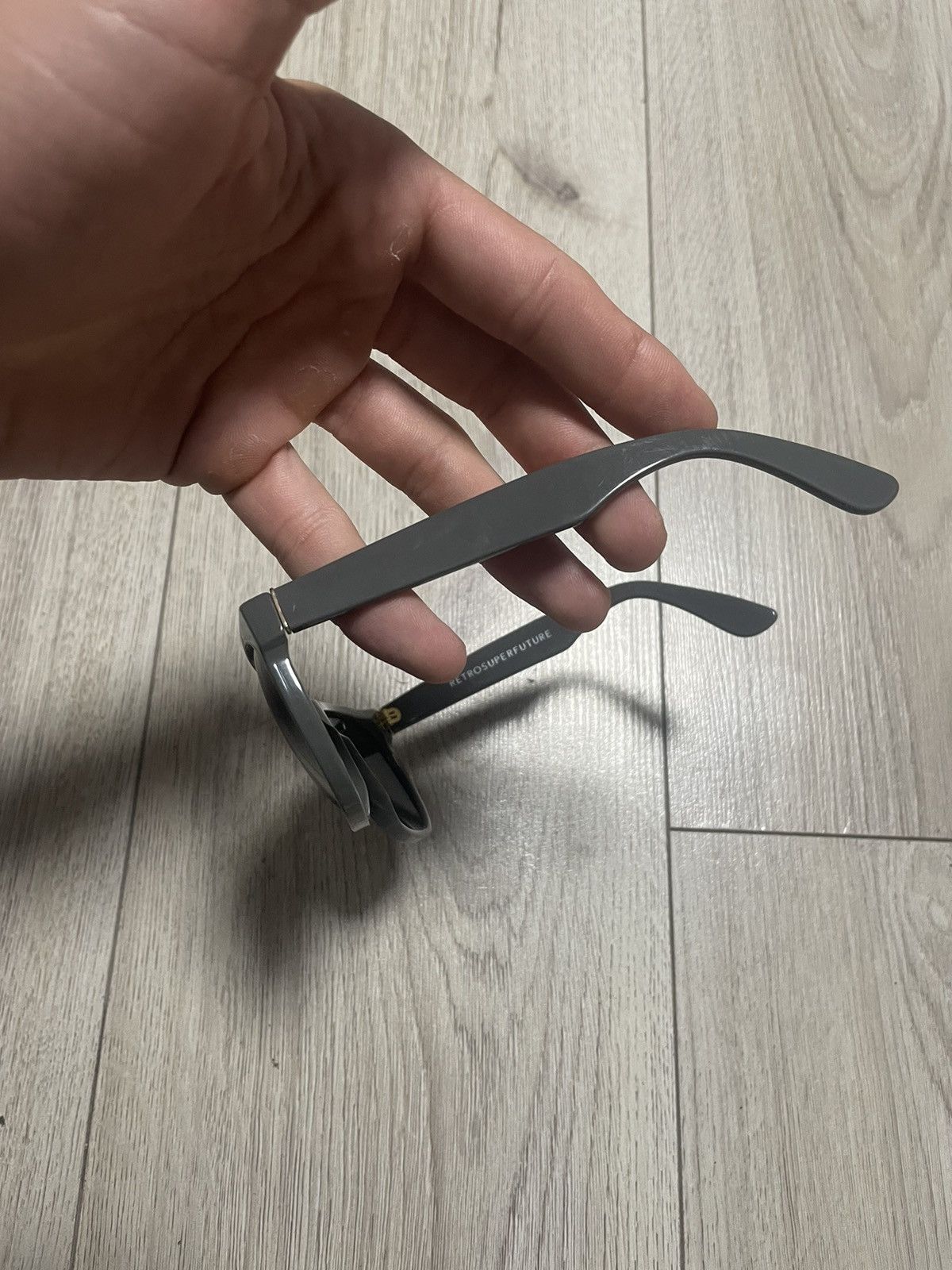 Retrosuperfuture Classic Gray-Green Sunglasses Size ONE SIZE - 5 Thumbnail