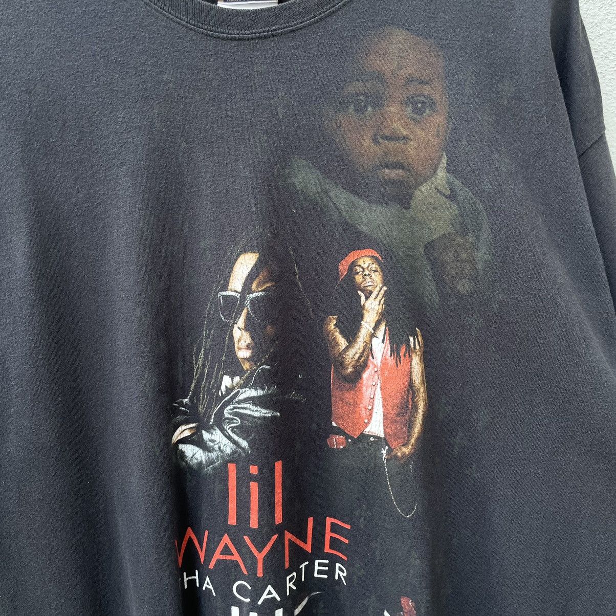 Designer × Rap Tees × Vintage Vintage Lil Wayne Tha Carter III Tee Shirt Size US XL / EU 56 / 4 - 4 Thumbnail