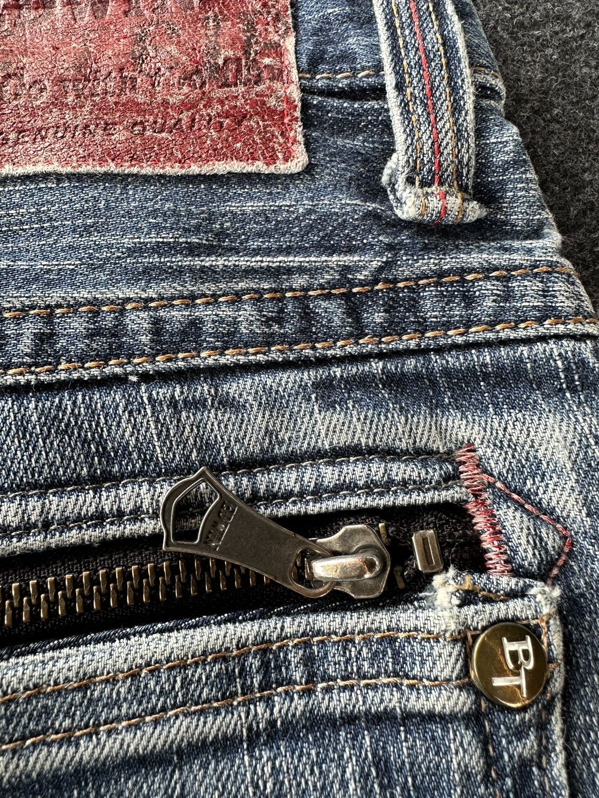 Edwin × If Six Was Nine × Japanese Brand Edwin Blue Trip Vintage Red Trademark Denim Size 30 F78 Size US 30 / EU 46 - 15 Thumbnail