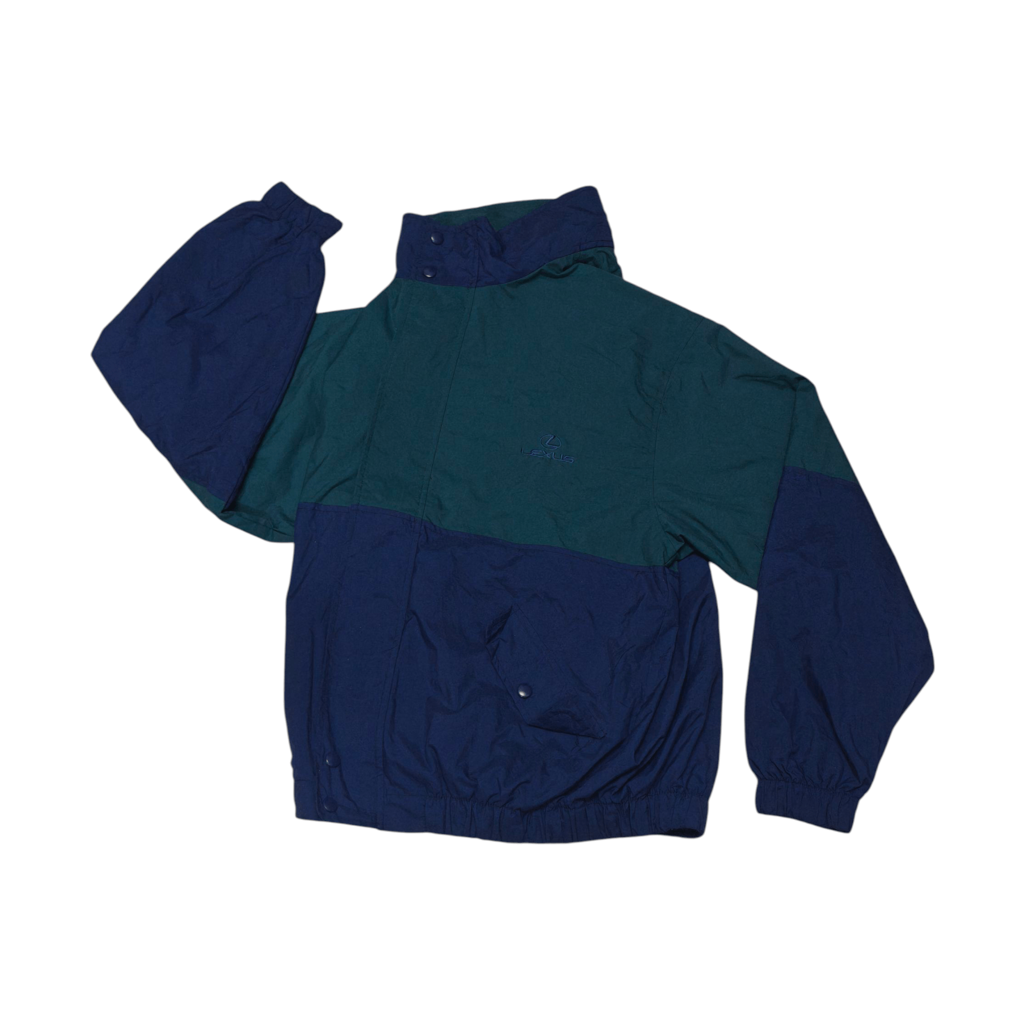 Vintage Vintage Lexus Nylon Windbreaker Jacket 90s Size US L / EU 52-54 / 3 - 5 Thumbnail