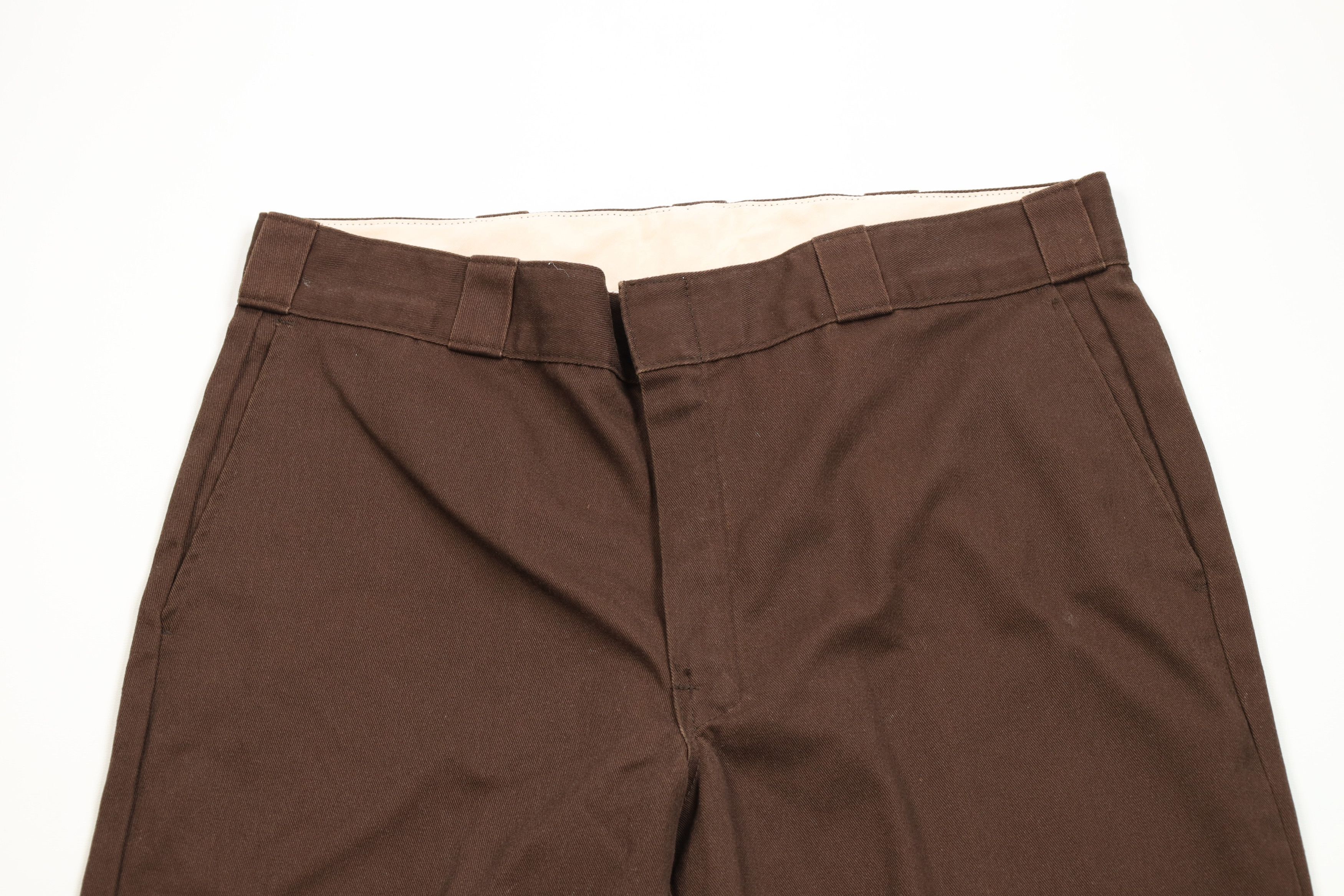 Dickies × Vintage Vintage 90s Y2K Dickies Workwear Wide Leg Pants Brown Size US 36 / EU 52 - 2 Thumbnail
