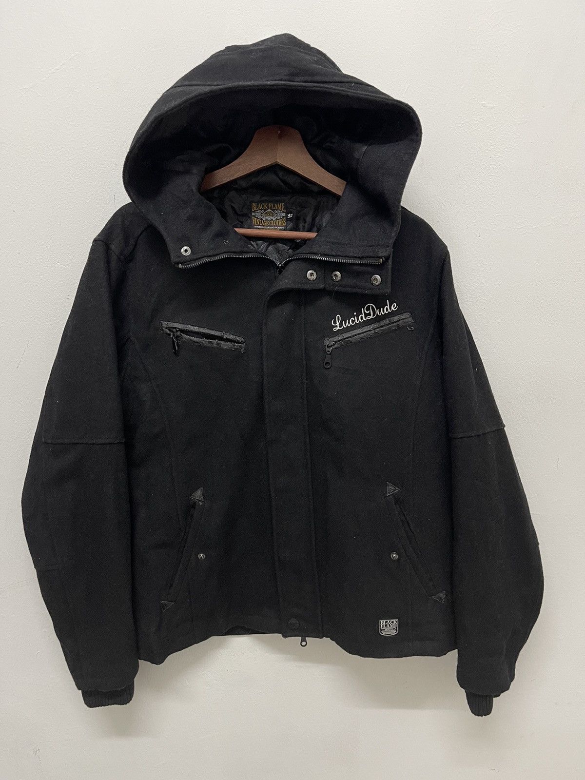 Vintage VINTAGE BLACK FLAME HAVE FAITH BIG LOGOS Size US M / EU 48-50 / 2 - 2 Thumbnail