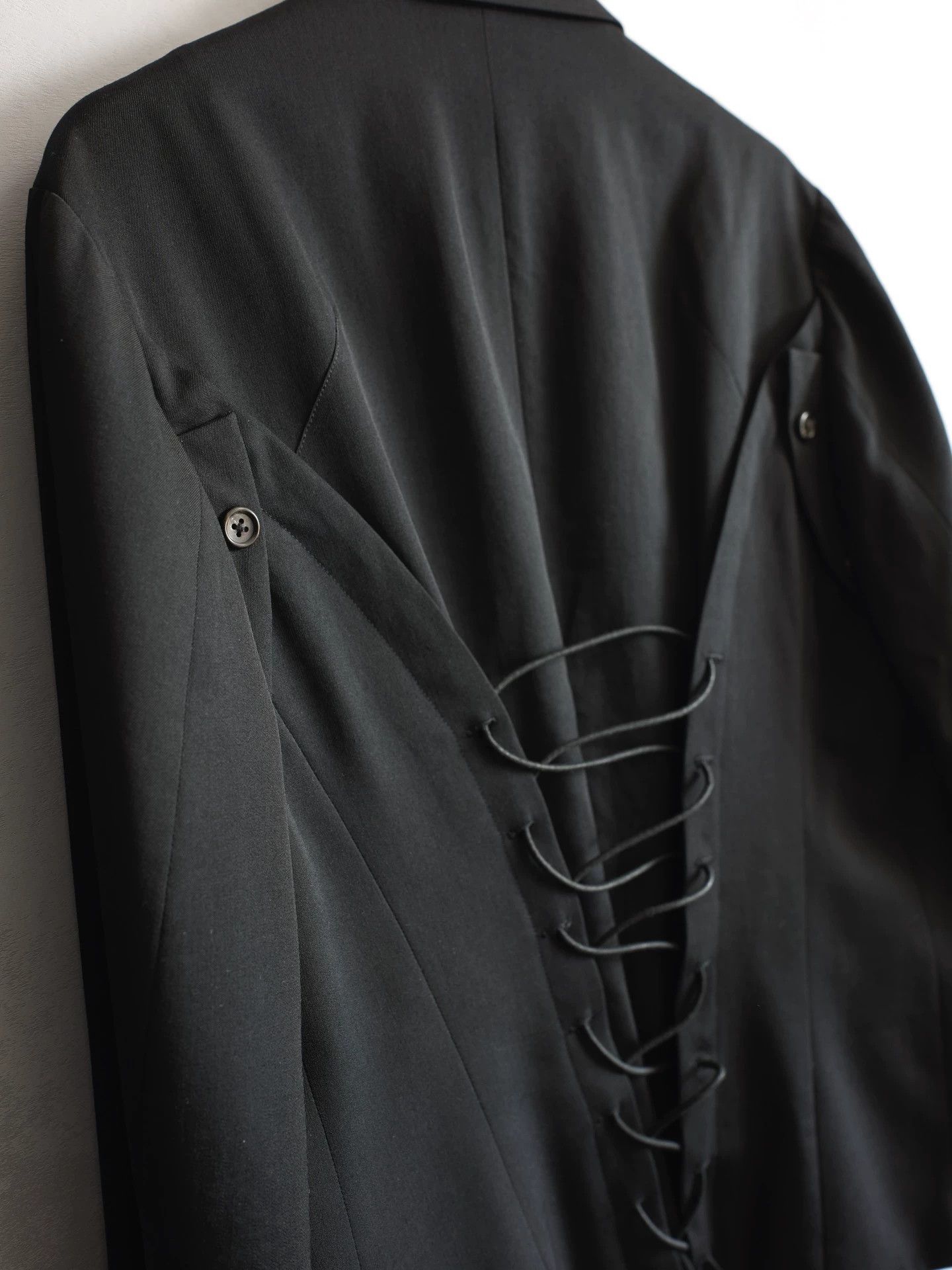 Yohji Yamamoto Yohji Yamamoto 04SS Deconstructed Drawstring Jacket Size 2 Size US M / EU 48-50 / 2 - 2 Thumbnail
