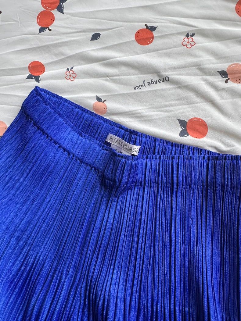Issey Miyake Issey Miyake size:2 Blue pleated puff pants Size 31" - 7 Thumbnail