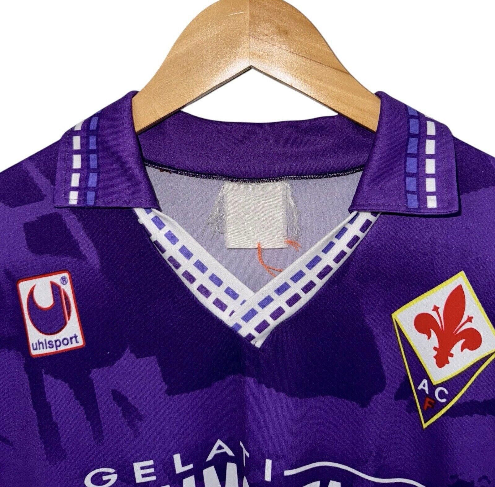Designer 1994-1995 ACF Fiorentina Jersey Maglia Gelati Sammontana L Size ONE SIZE - 2 Thumbnail