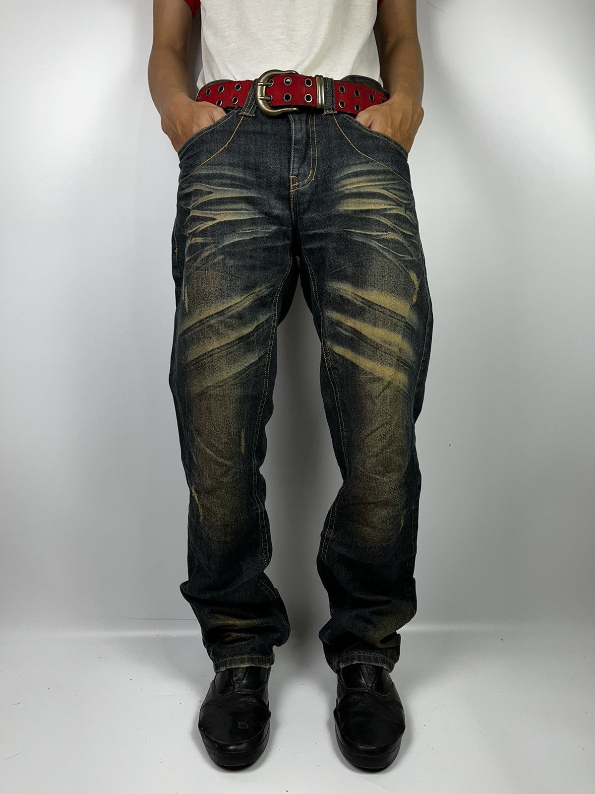 If Six Was Nine buffalo bobs wash jeans pant japanese brand Size US 34 / EU 50 - 13 Thumbnail