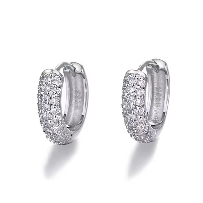 Jewelry × Vintage Stainless Steel Hoop Earrings Size ONE SIZE - 5 Thumbnail